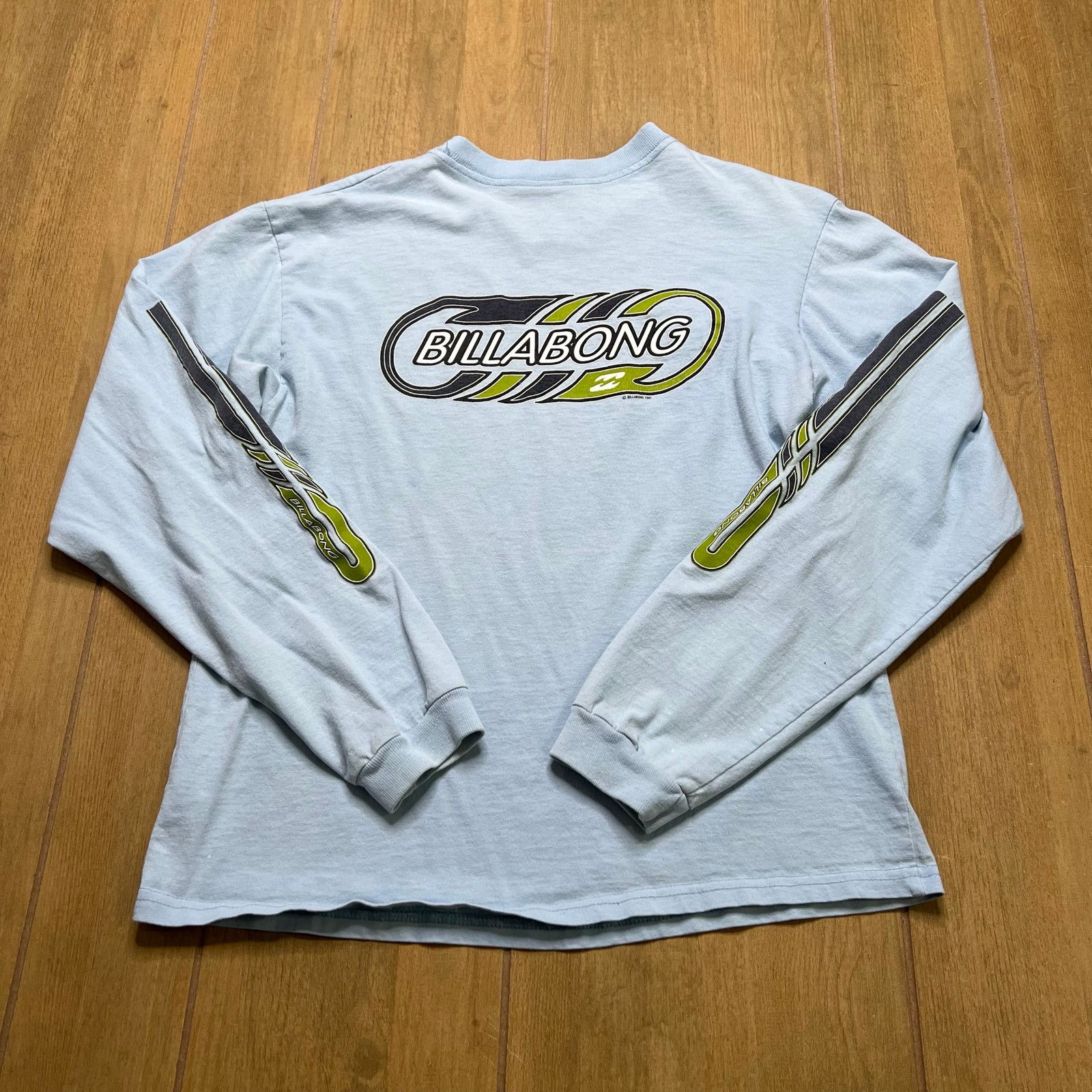 Billabong Vintage Billabong Long Sleeve Shirt Youth L Blue Surf Y2K Size XS / US 0-2 / IT 36-38 - 7 Thumbnail