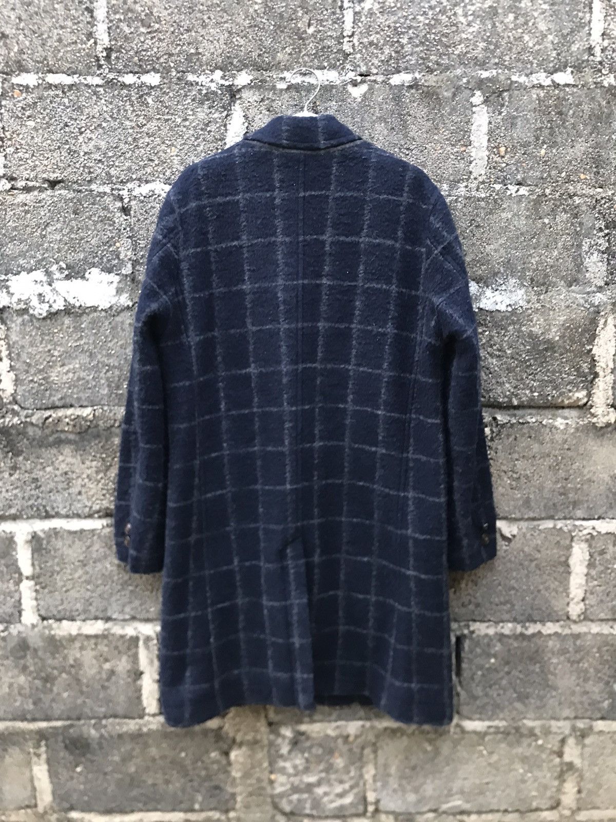 URBAN RESEARCH DOORS 🌟Urban Research Doors Flannel Wool Long Coat Size US M / EU 48-50 / 2 - 11 Thumbnail