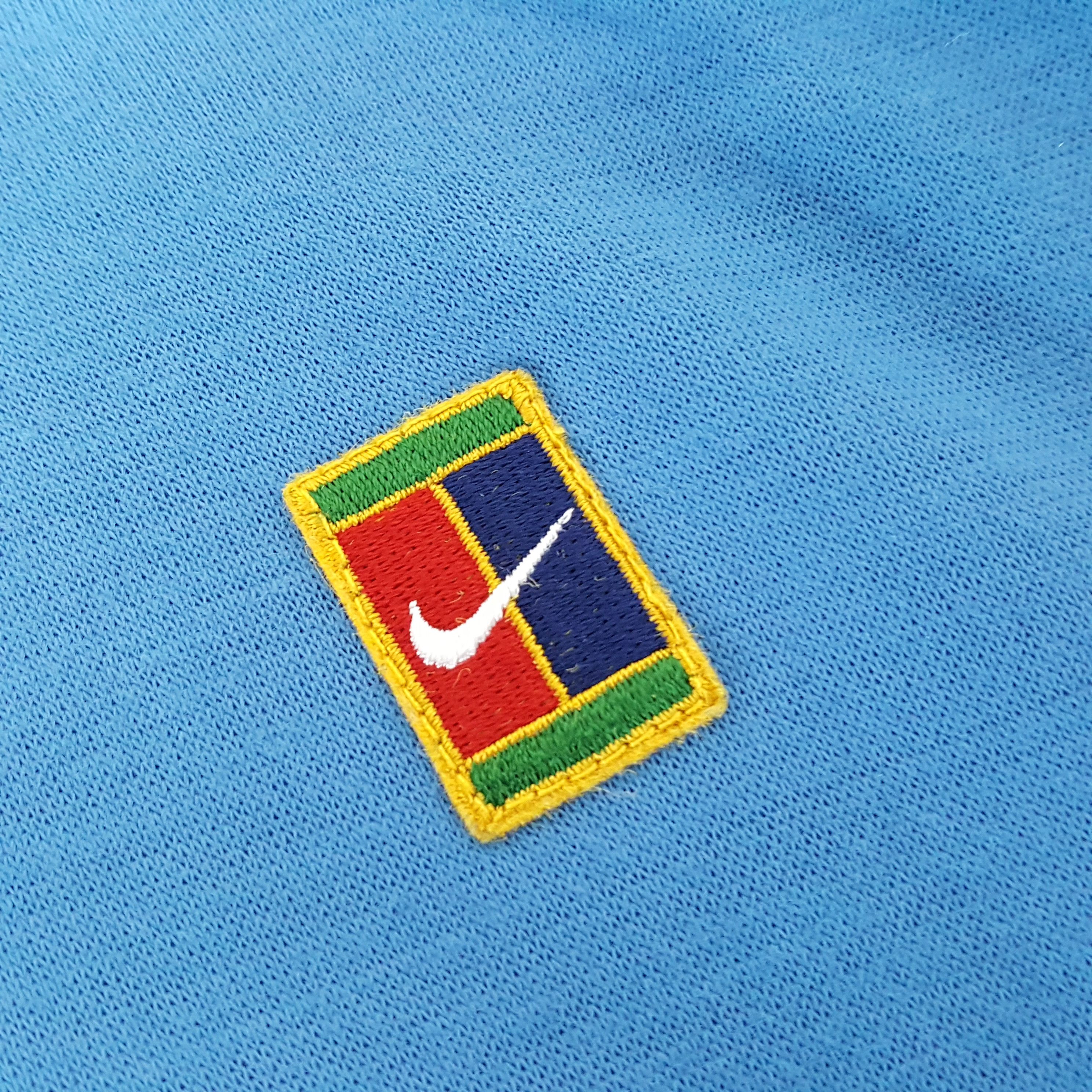 Nike × Vintage Nike Court Small Logo Half Zipper Sweater Size US M / EU 48-50 / 2 - 3 Thumbnail