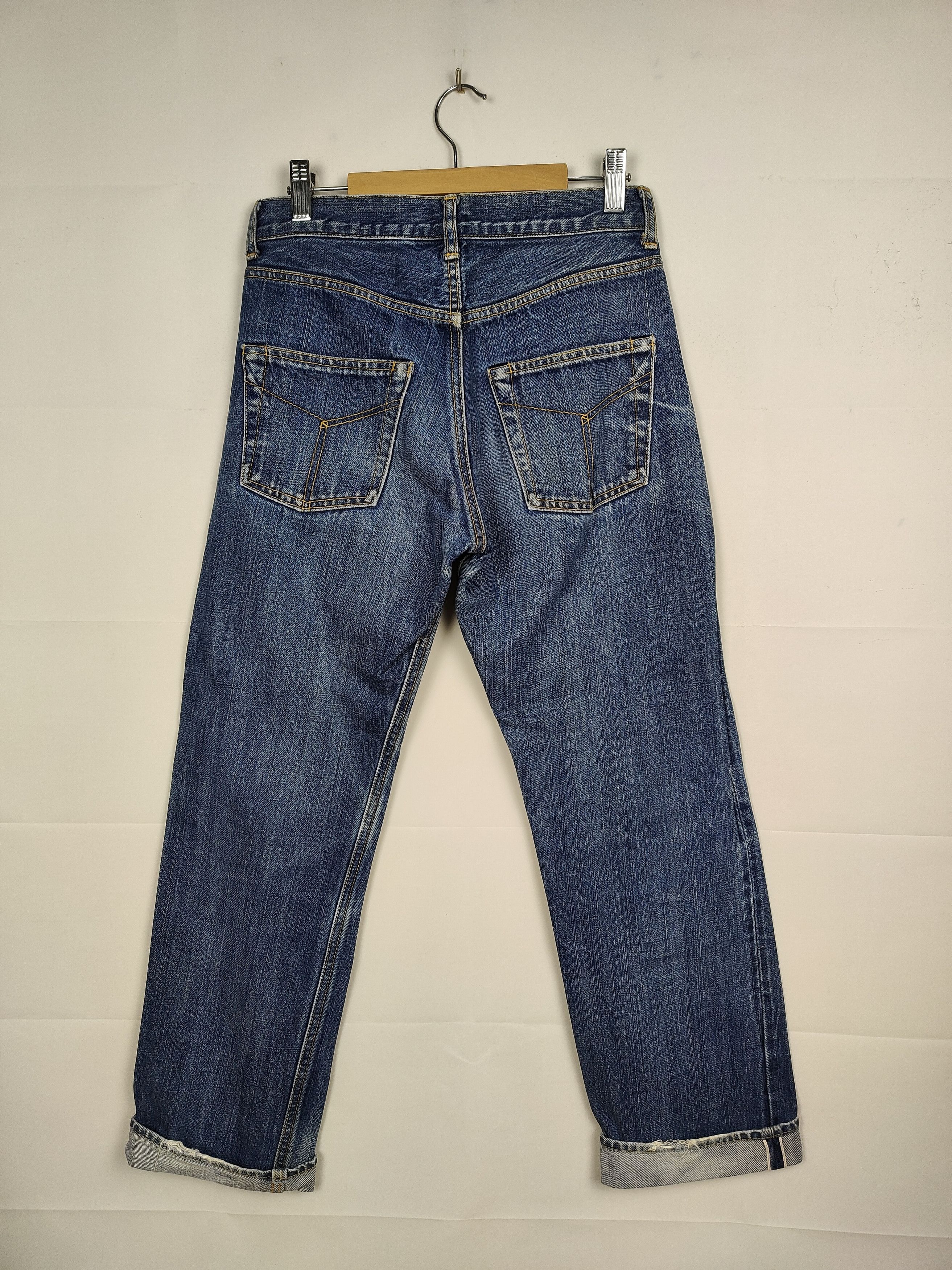 Japanese Brand × Yohji Yamamoto Yohji Yamamoto Signature Label Selvedge Denim Pant Size US 28 / EU 44 - 5 Thumbnail