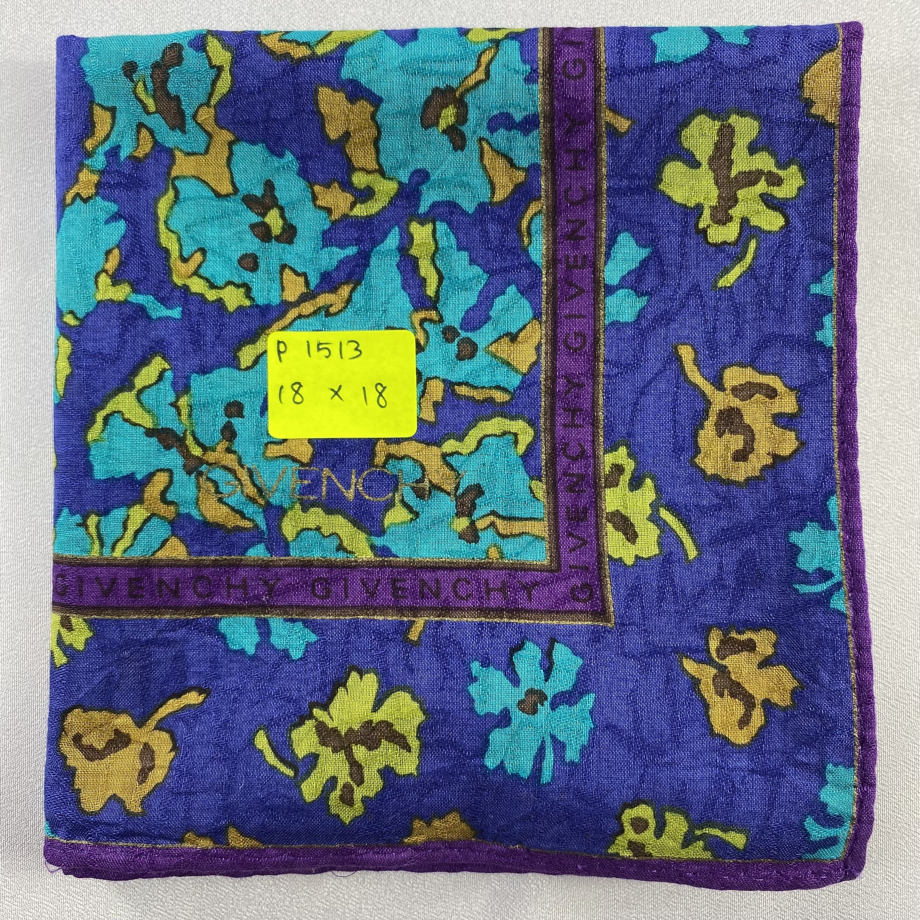 Vintage Givenchy Bandana/ Handkerchief / Neckerchief-P1513 Size ONE SIZE - 5 Thumbnail