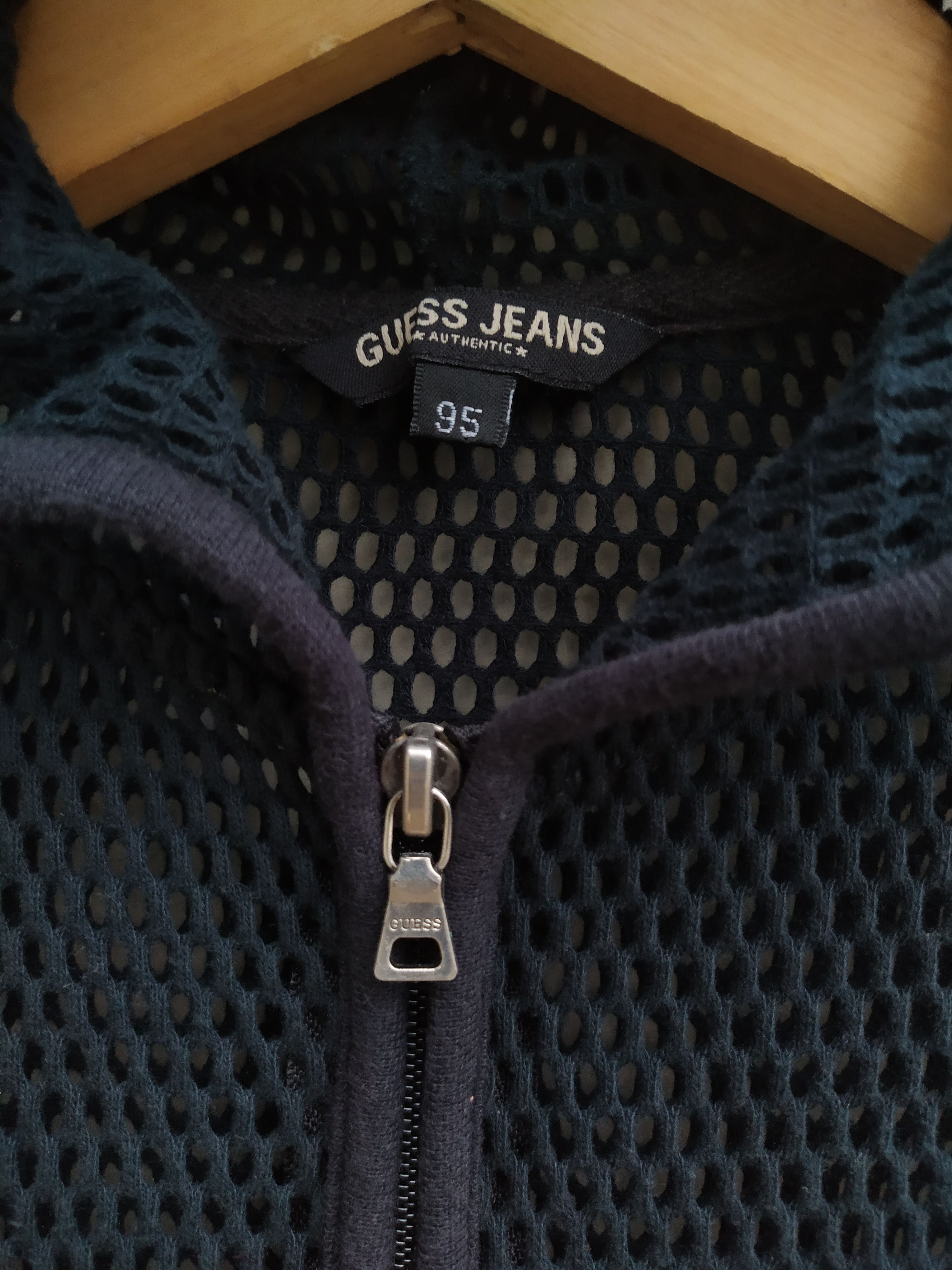 Guess × Vintage Vintage Guess Authentic Crop Hoodie Mesh Size S / US 4 / IT 40 - 5 Thumbnail