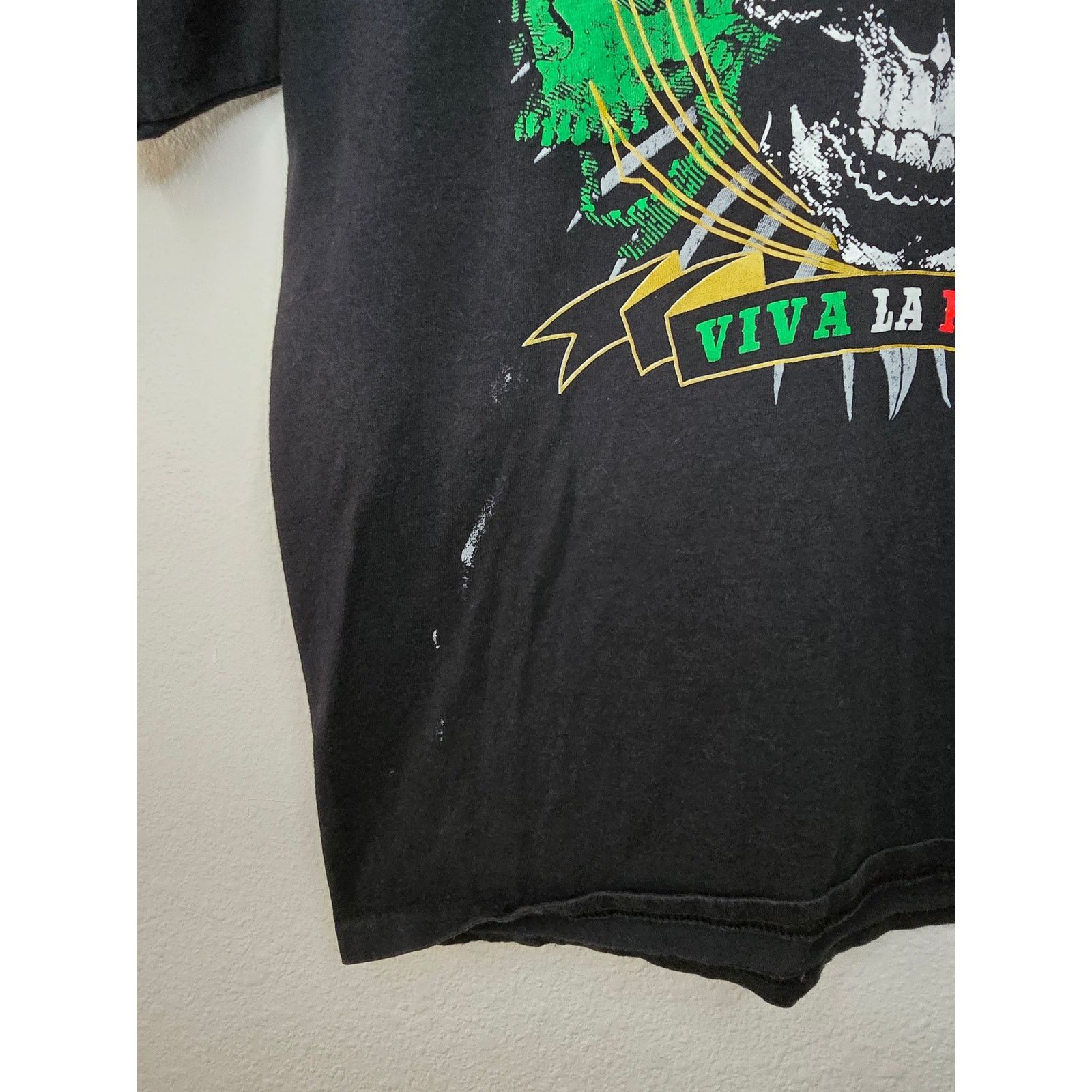 Other Y2k Mexican Skull Viva La Raza Vato Locos Men L Black Tee Size US L / EU 52-54 / 3 - 3 Thumbnail