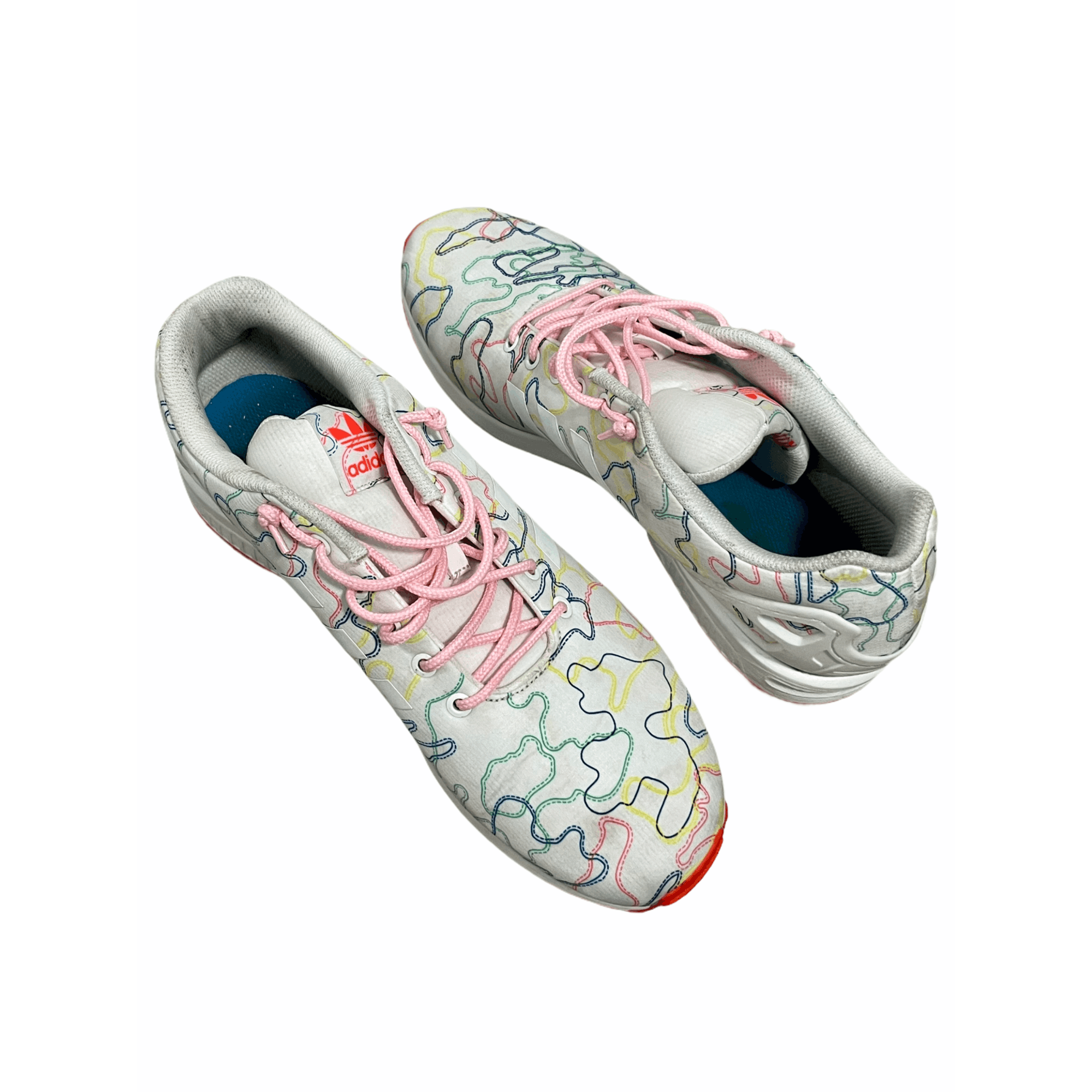 Adidas ZX Flux Torsion Custom Art Running Shoes Mens Sn