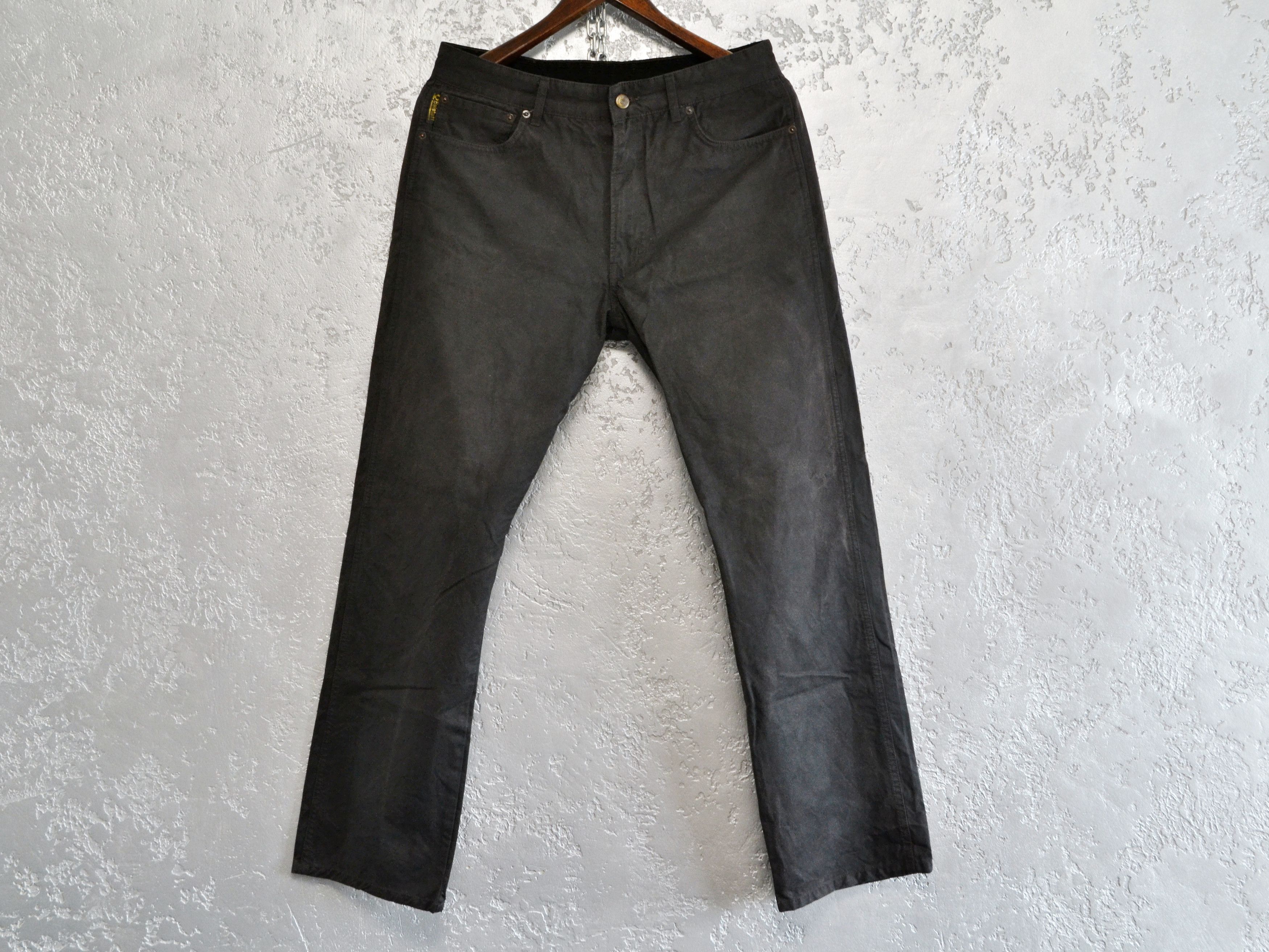 Belstaff BELSTAFF Black Prince Vintage Men’s Waxed Cotton Pants Size US 34 / EU 50 - 3 Thumbnail