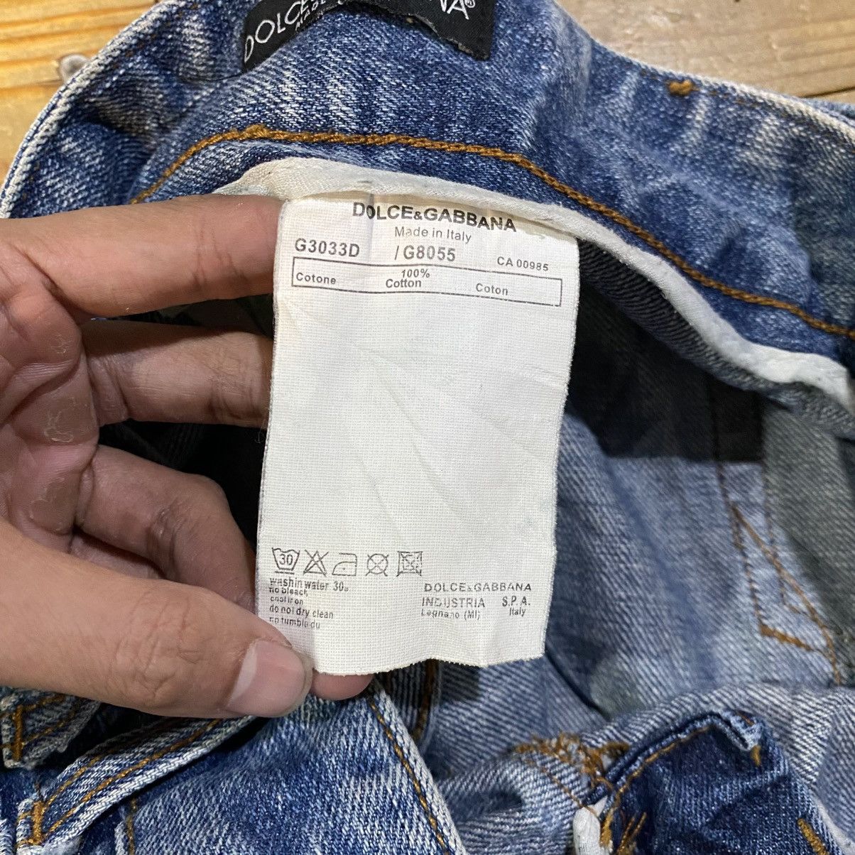 Dolce & Gabbana Vintage Y2K Dolce & Gabbana Straight Cut Denim Jeans Size US 36 / EU 52 - 17 Thumbnail