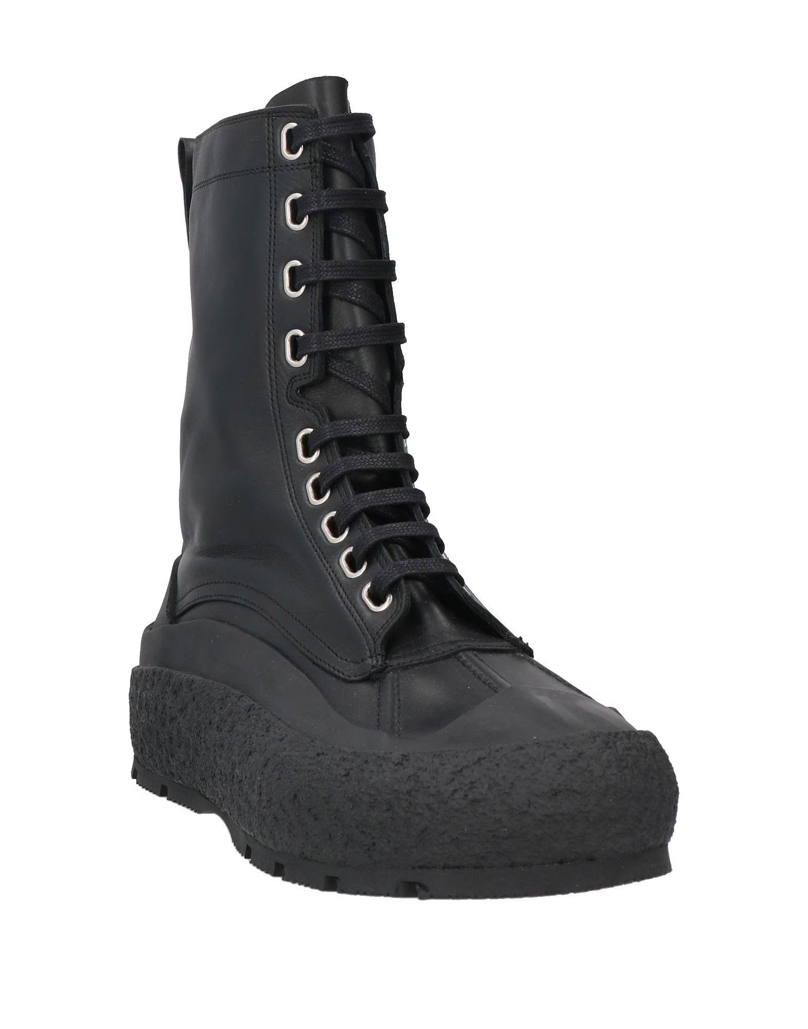 Jil Sander o1tko10426 Leather Ankle Boots in Black Size US 9 / EU 42 - 2 Thumbnail