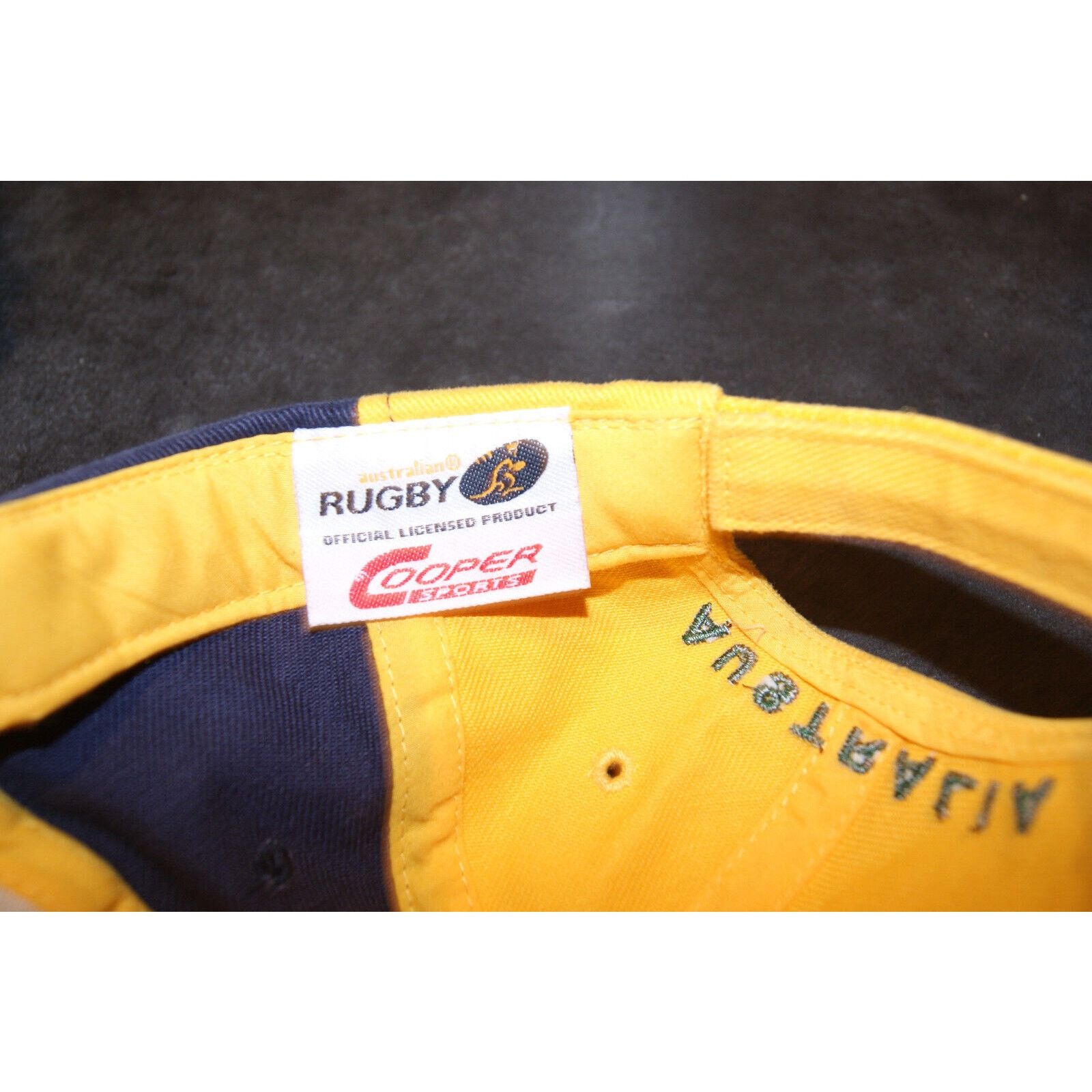 Cooper Wallabies Rugby Union Football Cap Australian Official Hat Size ONE SIZE - 7 Thumbnail