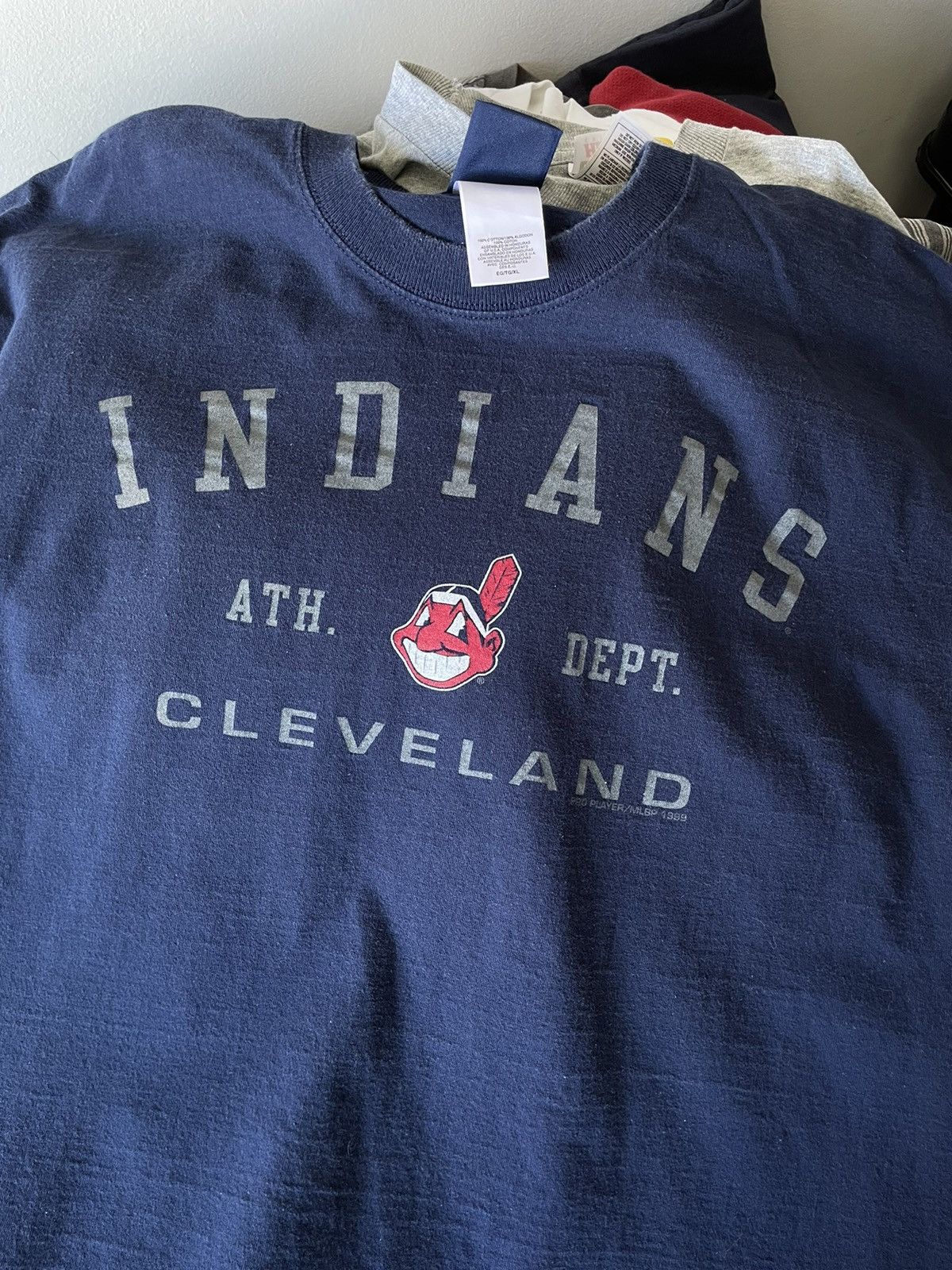 MLB Vintage 1999 Cleveland Indians MLB Boxy tee Size US XL / EU 56 / 4 - 9 Thumbnail