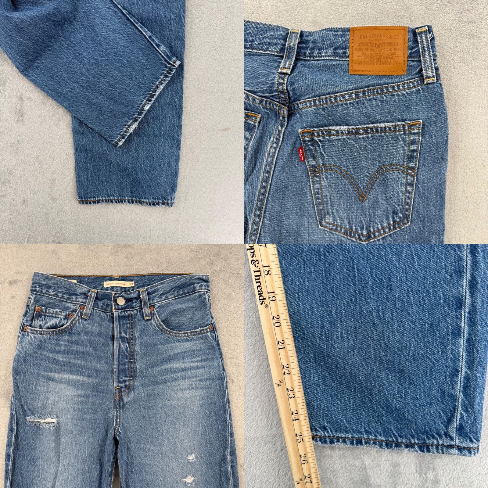 Levi's Item Specifications: Brand: DreamWeave Size 28" / US 6 / IT 42 - 9 Thumbnail