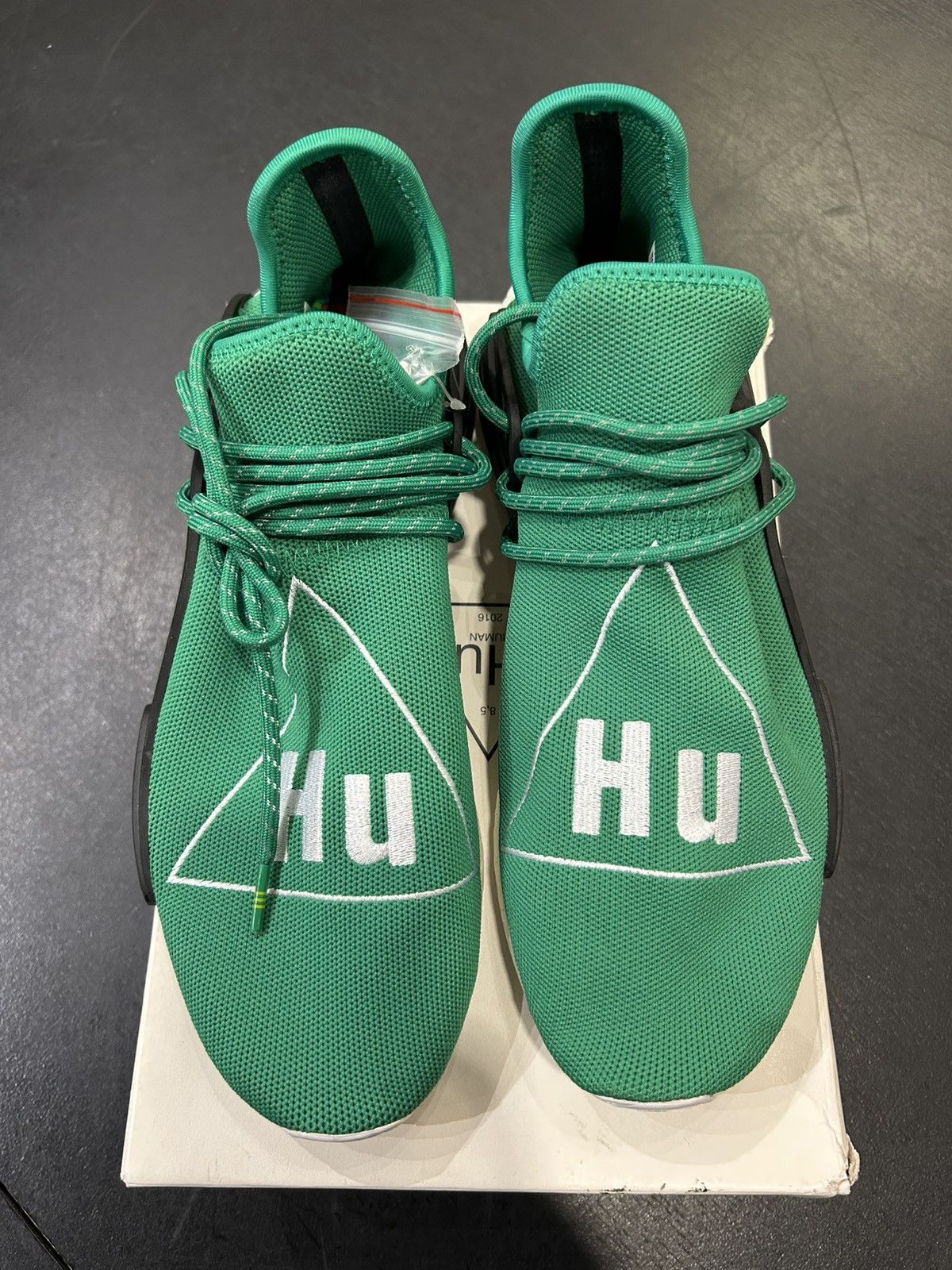 Adidas Adidas Pharrell Hu NMD Green Size US 11.5 / EU 44-45 - 4 Thumbnail
