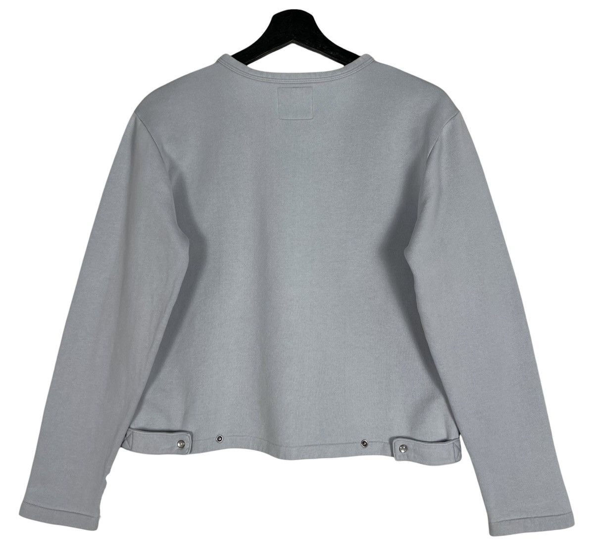 agnes b. agnes b. Blue Cropped Snap Button Cardigan Size S / US 4 / IT 40 - 2 Thumbnail