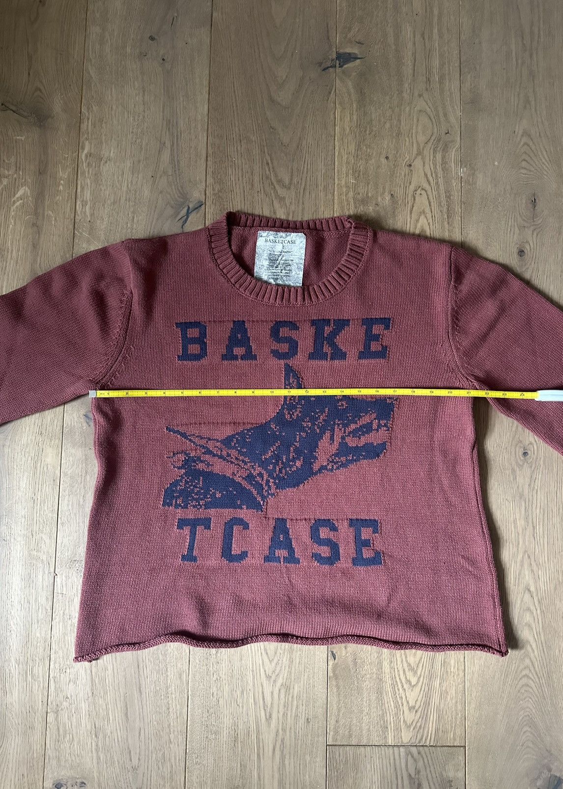 BASKETCASE GALLERY RAWCOLLEGEKNITSWEATER BASKETCASE GALLERY