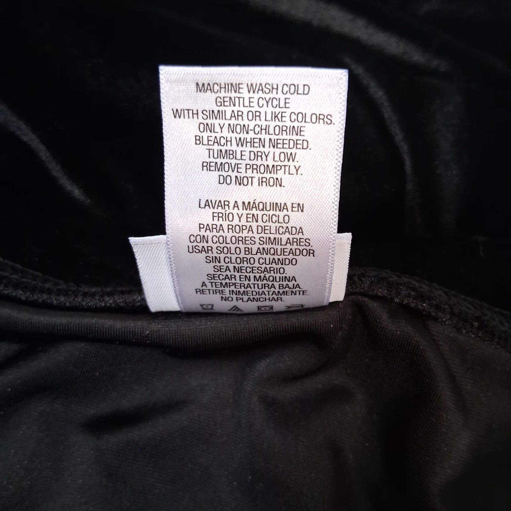Vintage Jacklyn Smith Skirt XXL Knee Length Velvet Velour Stretch A-Line Black Women's Womens Waist 39" Knee Length 27" Long Elastic Waist Pull On Size 40" / US 18 - 5 Thumbnail