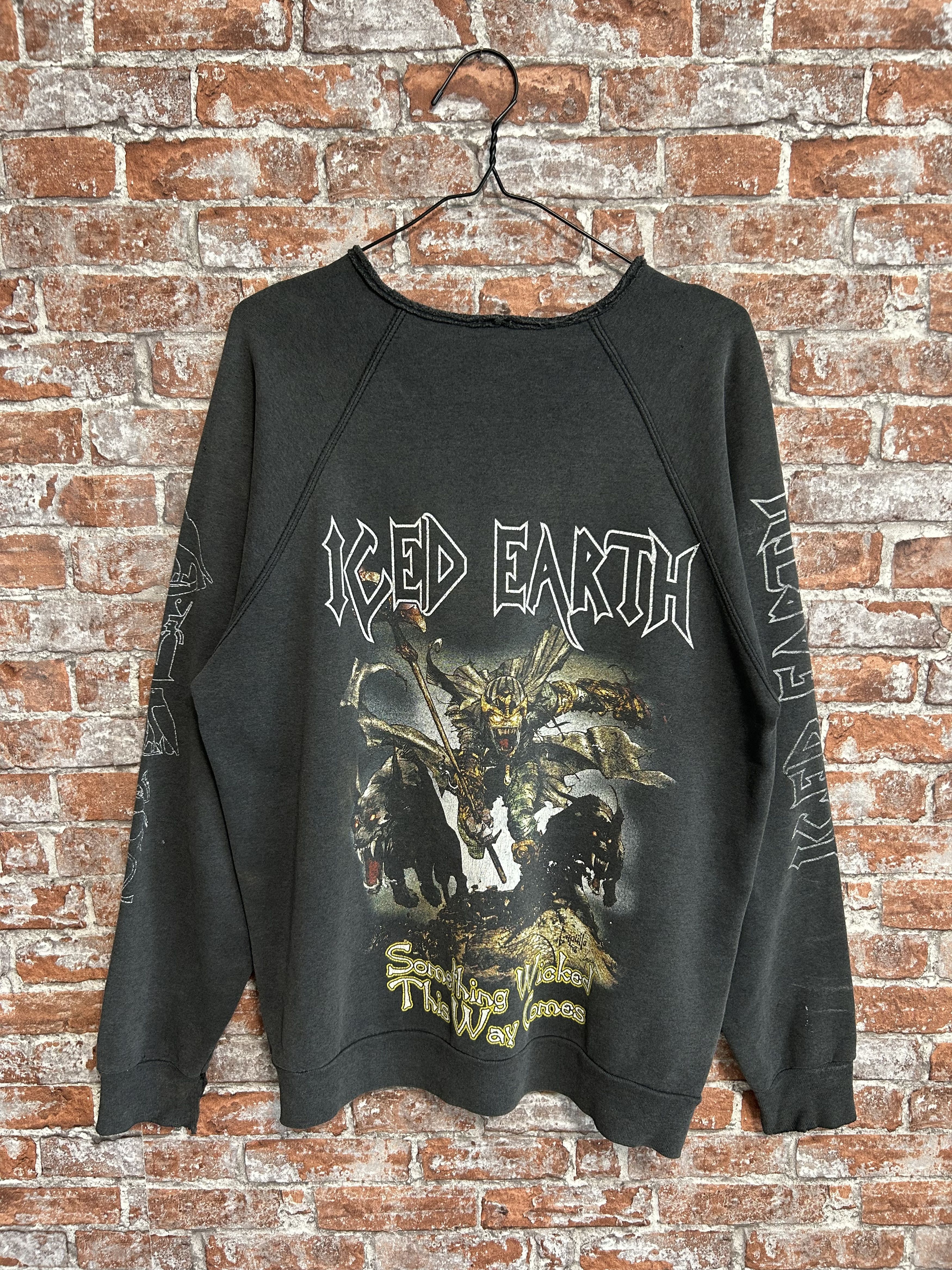 Band Tees Vintage 90s Iced Earth Rock Band Custom Sweatshirt Size US XL / EU 56 / 4 - 1 Thumbnail