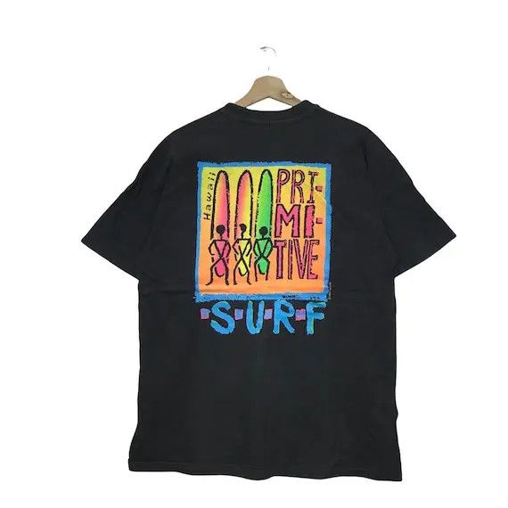 Other Vtg 90’ PRIMITIVE SURF HAWAII Reggae Tee Shirt Honolulu Size US M / EU 48-50 / 2 - 5 Thumbnail