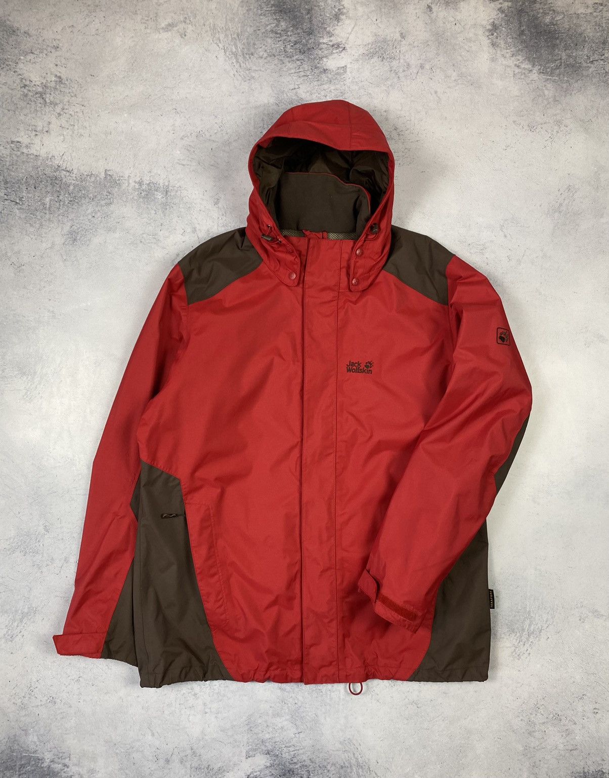 Jack Wolfskin Jack Wolfskin Texapore Outdoor Gorpcore Jacket Red Size XL Size US XL / EU 56 / 4 - 9 Thumbnail