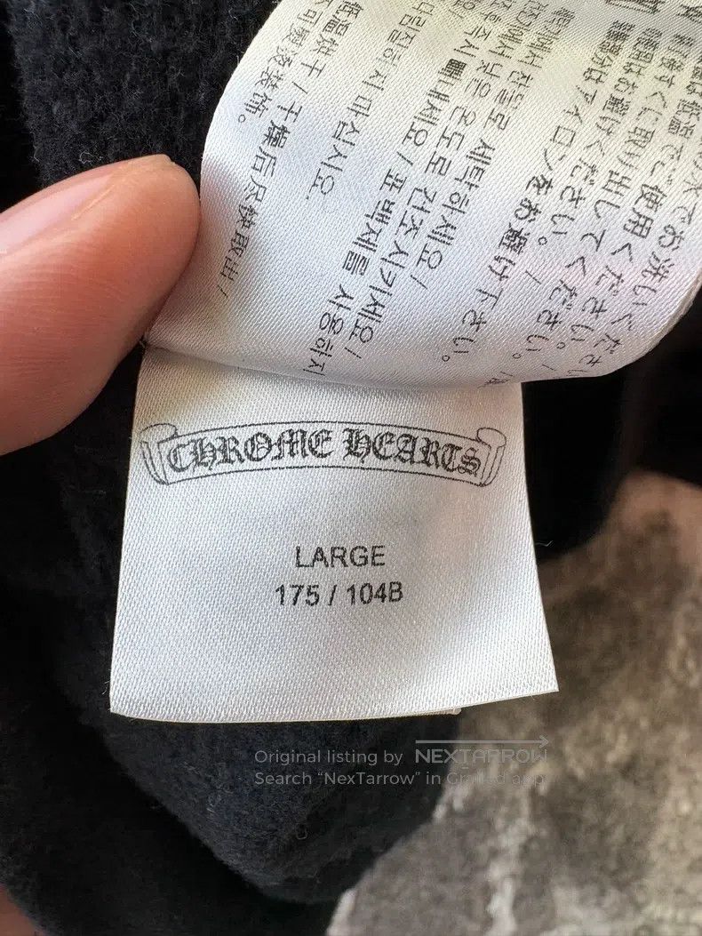 Chrome Hearts CHROME HEARTS Size L Black horseshoe hoodie Size US L / EU 52-54 / 3 - 3 Thumbnail