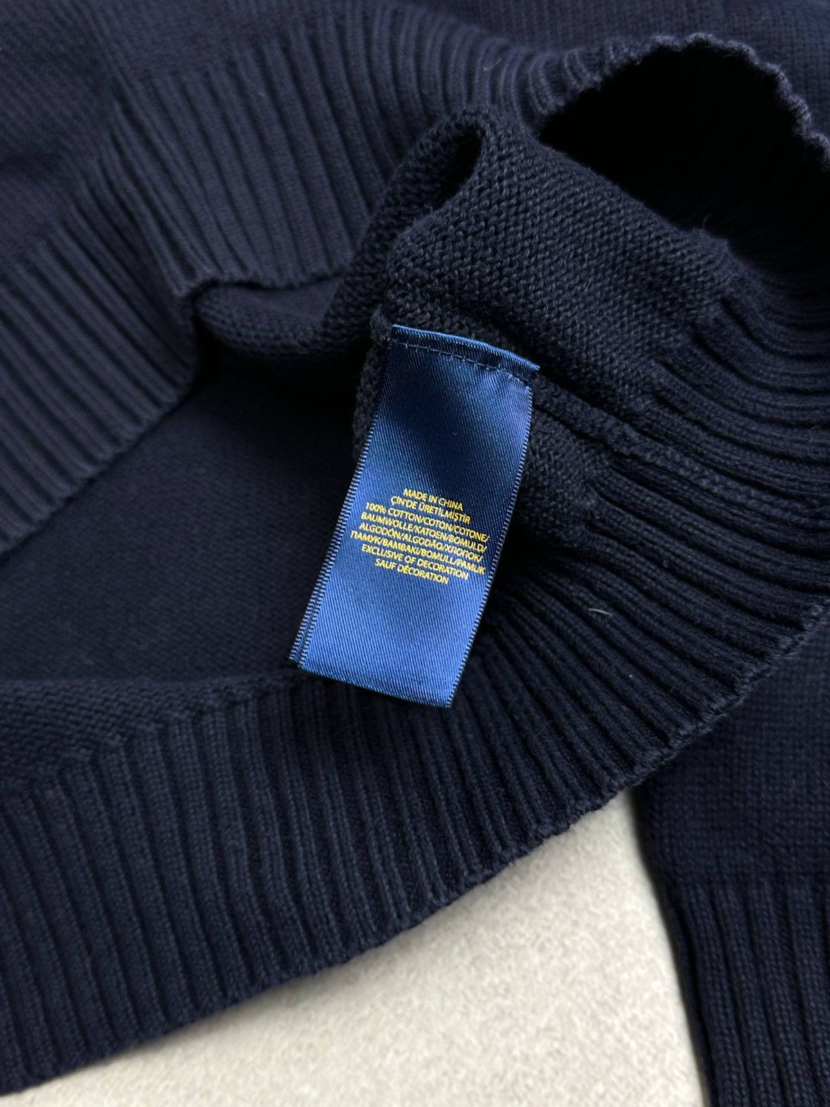 Polo Ralph Lauren Vintage Polo Ralph Lauren Heavy Knit Sweater Mens L Size US L / EU 52-54 / 3 - 5 Thumbnail