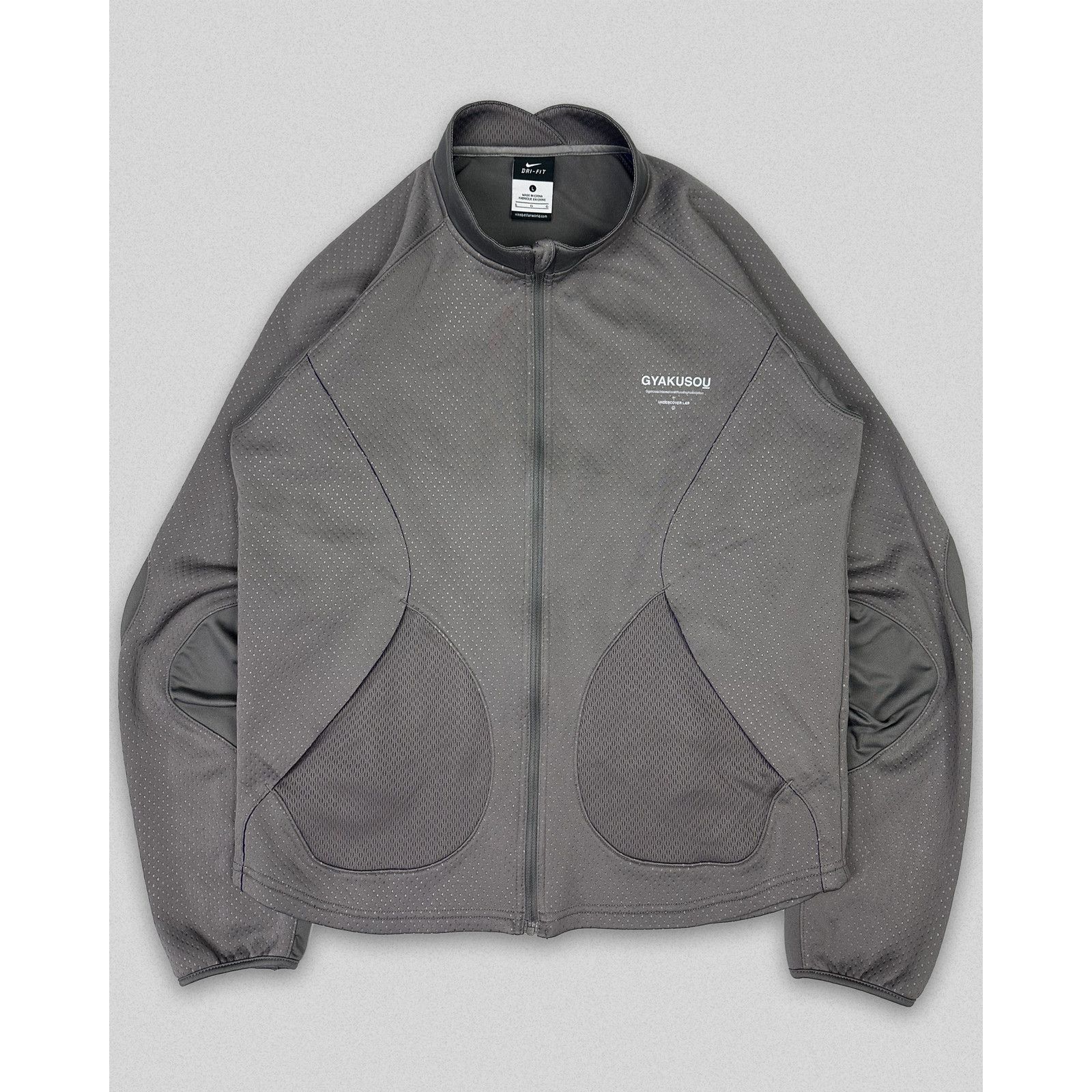 image of 13' Nike Gyakusou As Uc Dri-Fit Thermal Jacket (Medium) in Flat Pewter, Men's (Size Small)