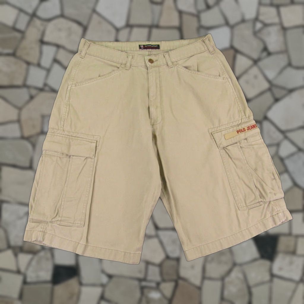 Ralph Lauren Ralph Lauren Shorts 33 Beige Cargo Freighter Polo Jeans Casual Mens Size US XS / EU 42 / 0 - 1 Thumbnail