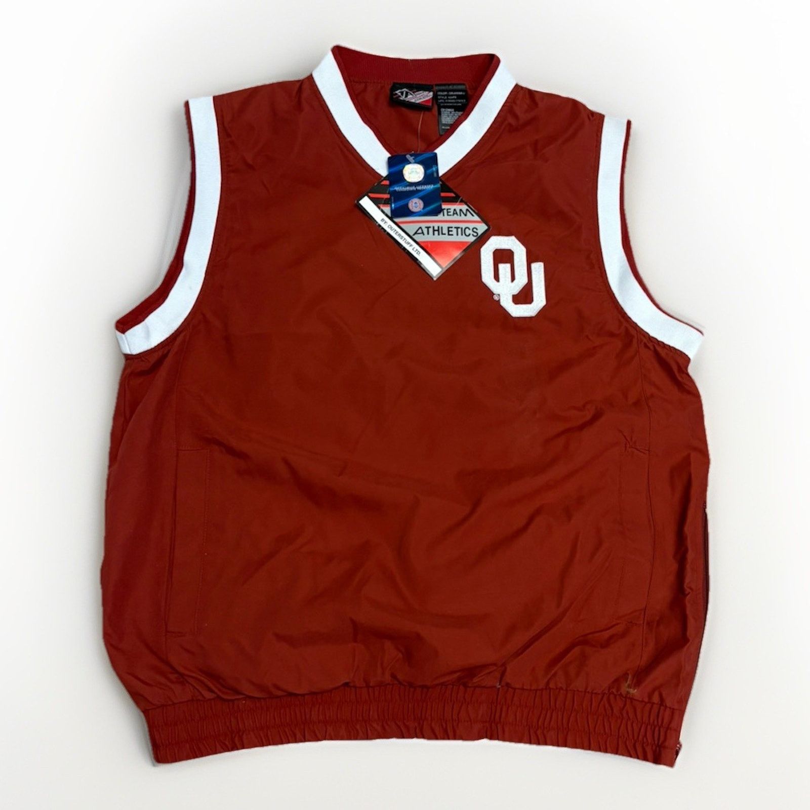 Post Game Vintage Oklahoma OU Sooners Vest Pullover Mens Size S Red Size US S / EU 44-46 / 1 - 1 Thumbnail