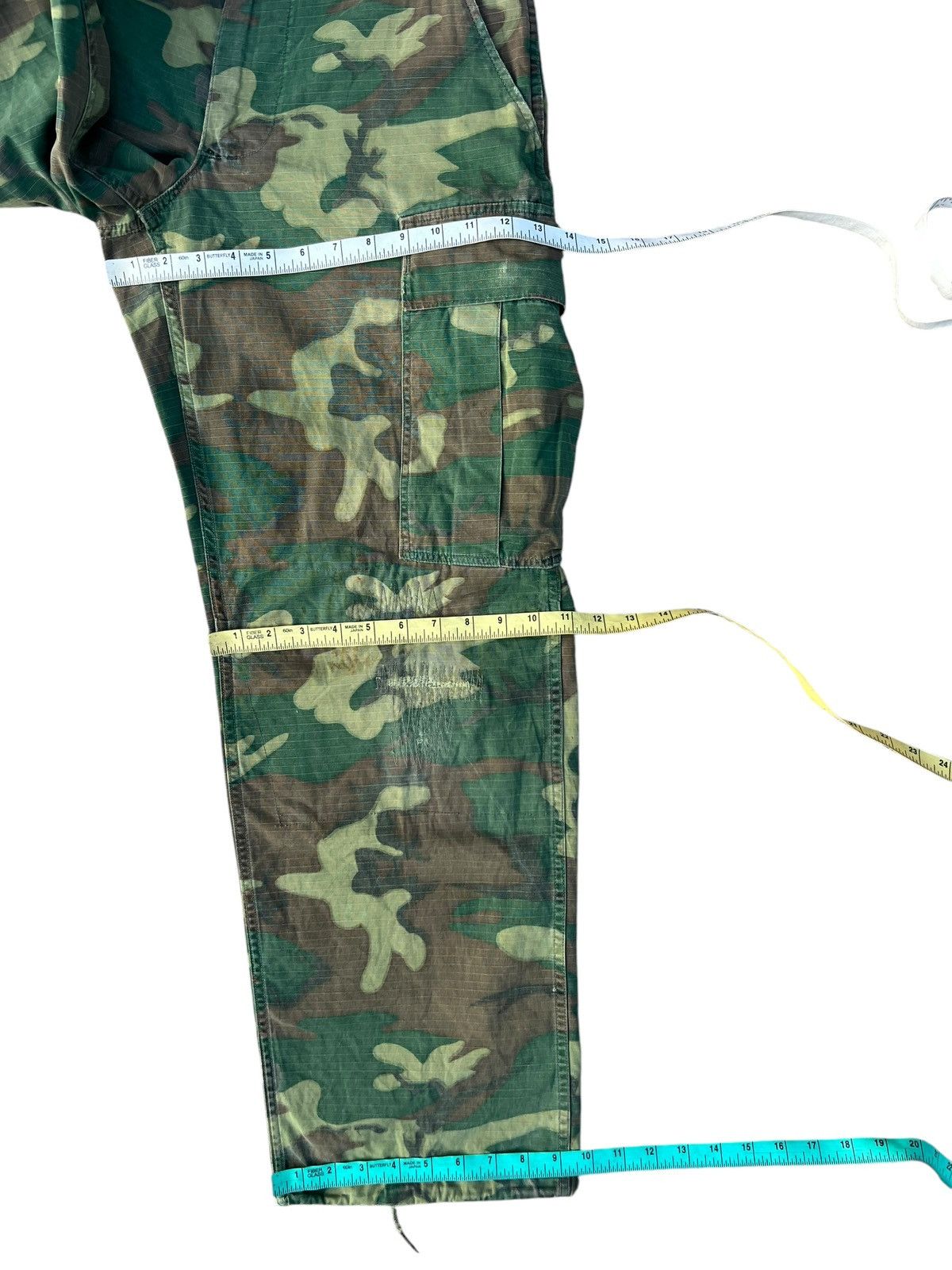Vintage Vintage 1969 Vietnam War ERDL Camo Ripstop Poplin Trouser Size US 30 / EU 46 - 5 Thumbnail
