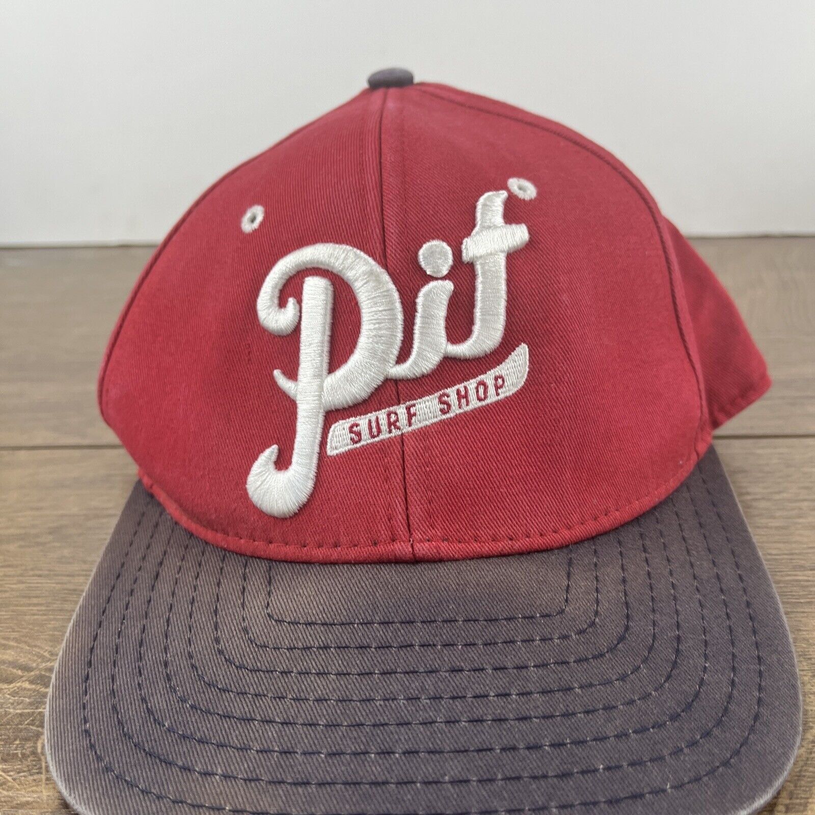 Other Pit Surf Shop Hat Pit Surf Red Hat Snapback Adjustable Adult Size ONE SIZE - 5 Thumbnail
