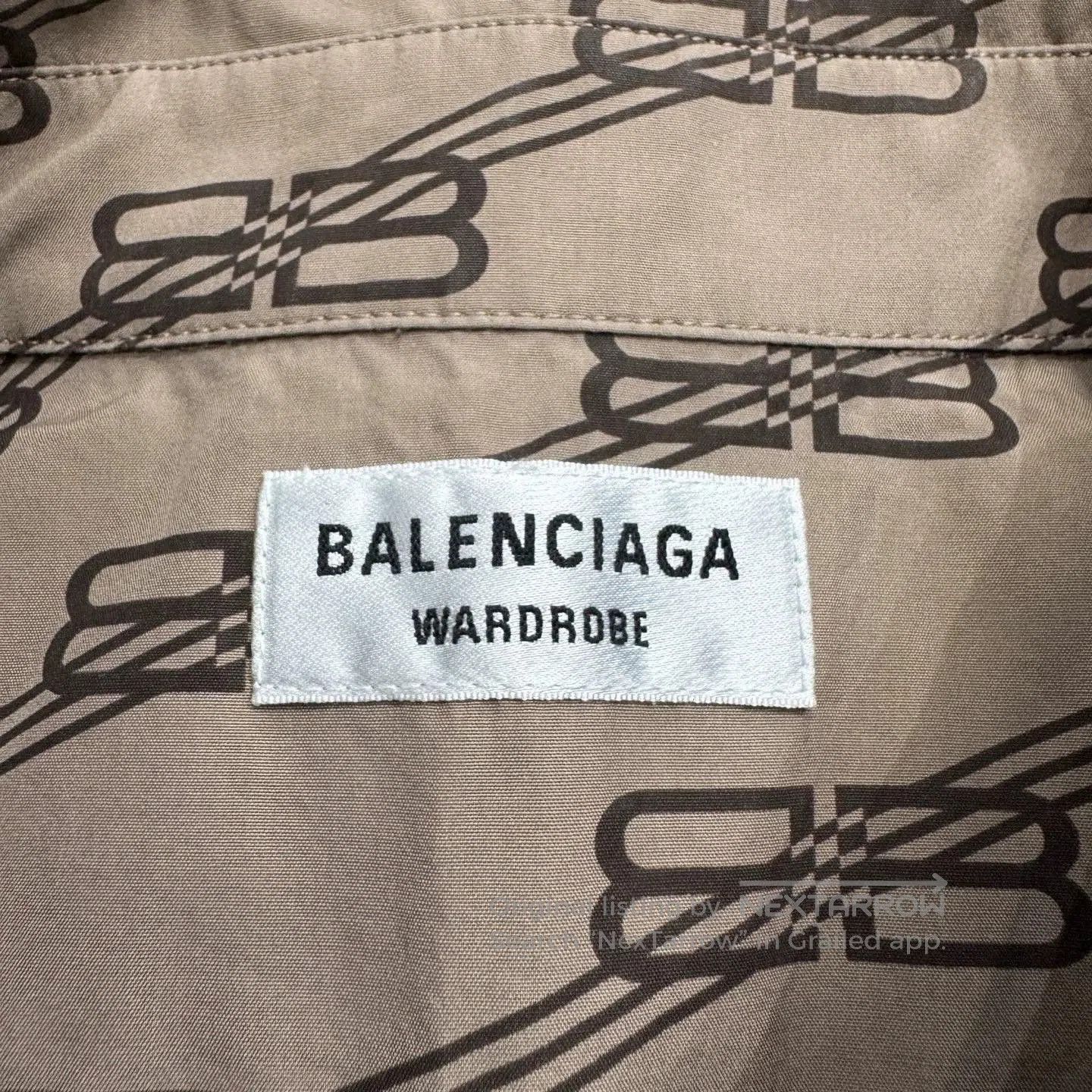 Balenciaga Balenciaga Lock Buckle Print Short Sleeve Shirt. Size US XS / EU 42 / 0 - 2 Thumbnail