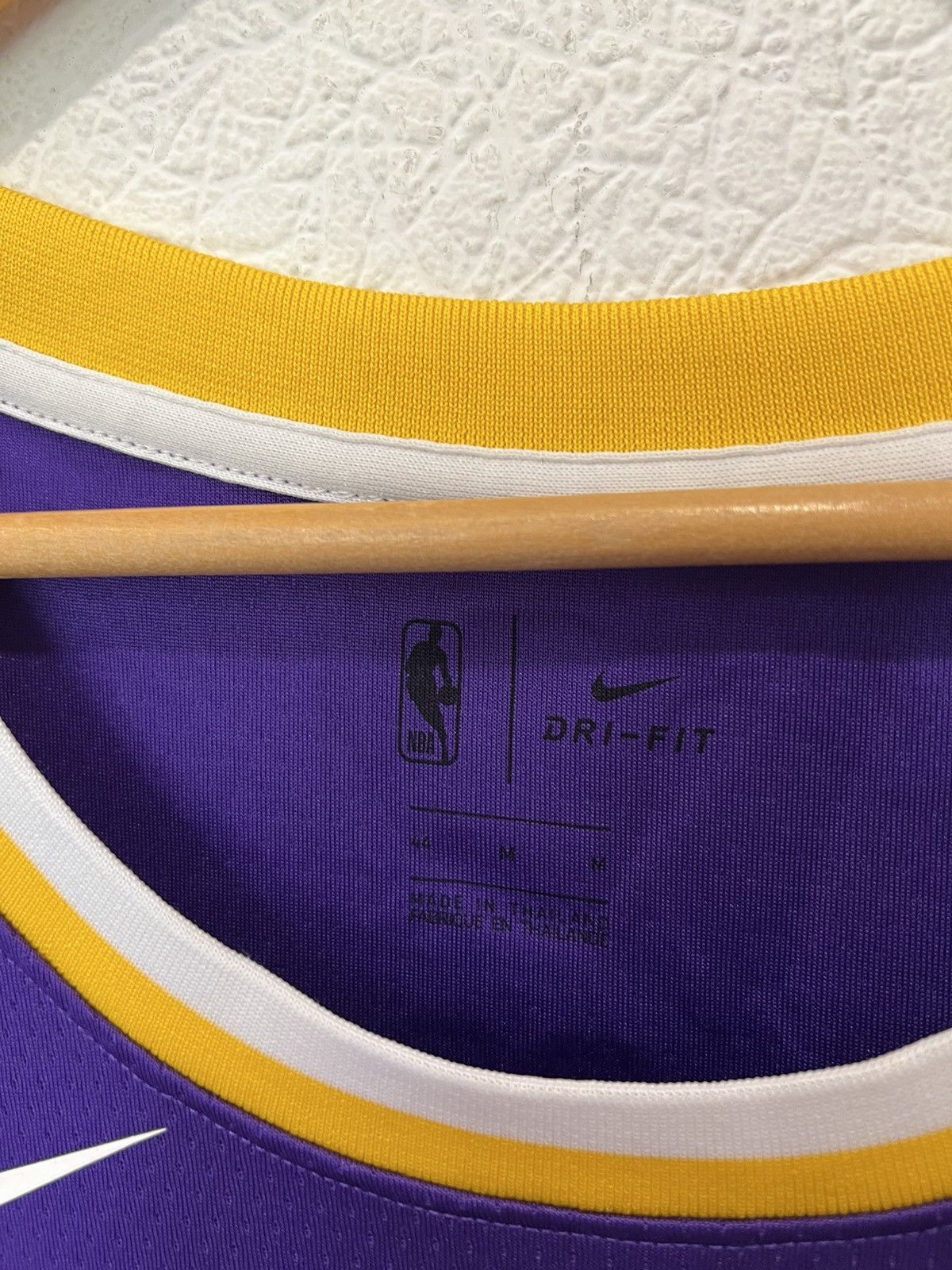 NBA Nike Lakers James Lebron Purple Jersey Shirt NBA 2019 Size US M / EU 48-50 / 2 - 4 Thumbnail