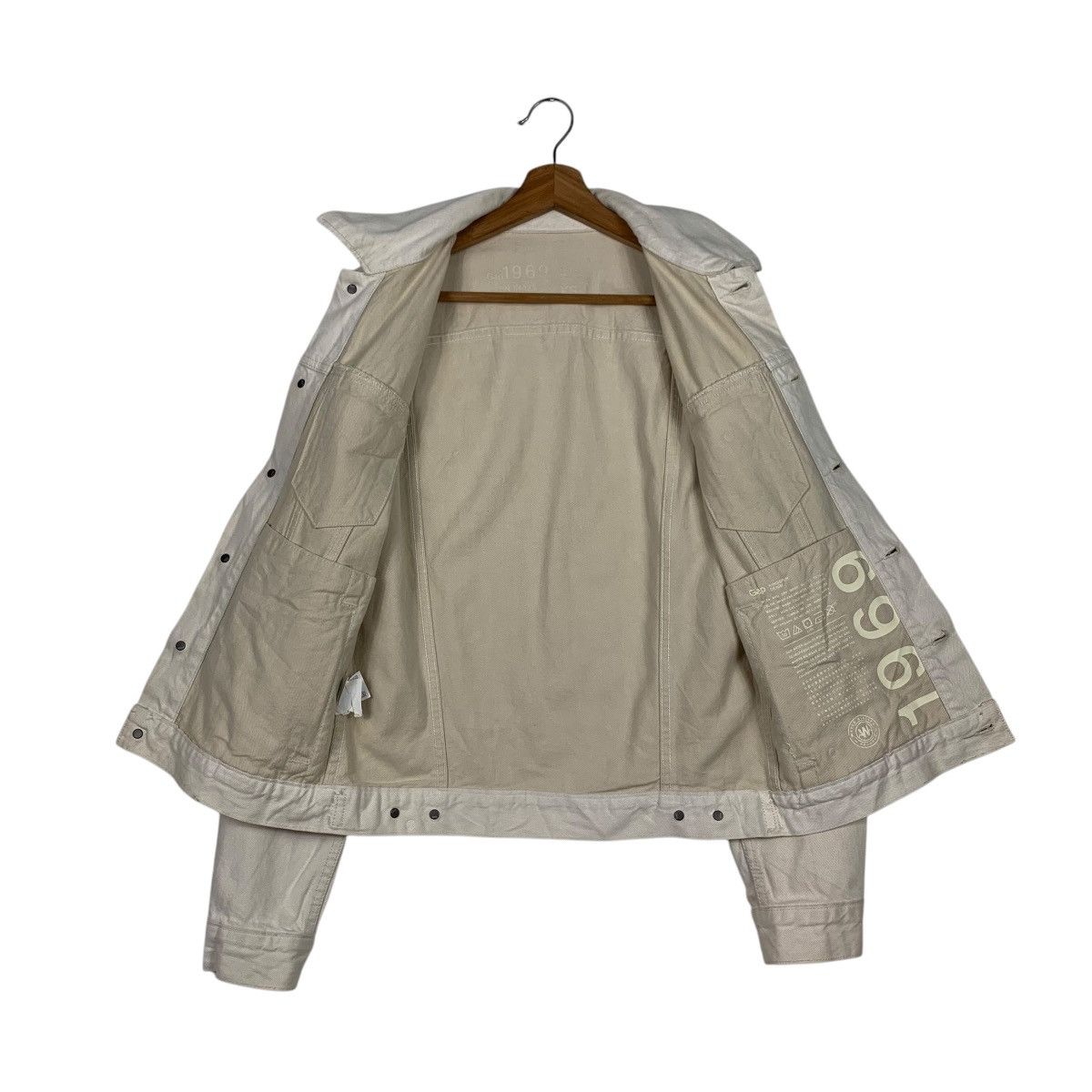Gap GAP Spring 14 White Cream Denim Jacket #1936-C84 Size US XS / EU 42 / 0 - 11 Thumbnail