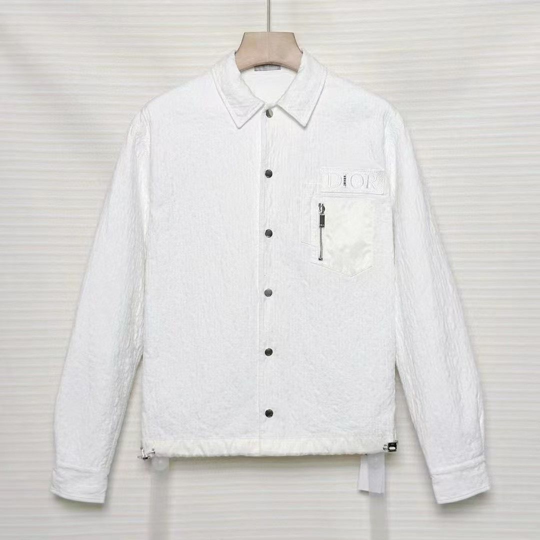 Dior Dior x Sacai Long-Sleeve Shirt Jacket Size US S / EU 44-46 / 1 - 1 Thumbnail