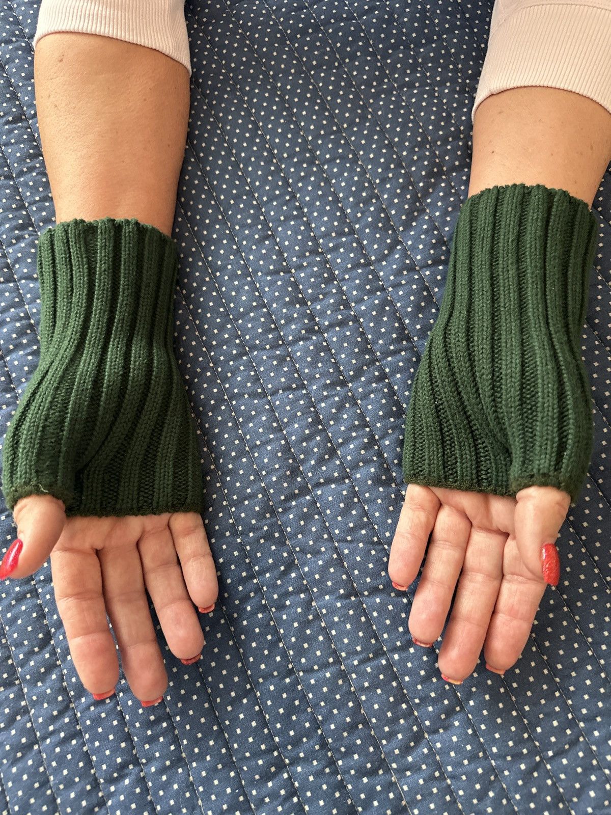 Kapital Kapital kountry wool knit fingerless gloves/mittens Size ONE SIZE - 2 Thumbnail