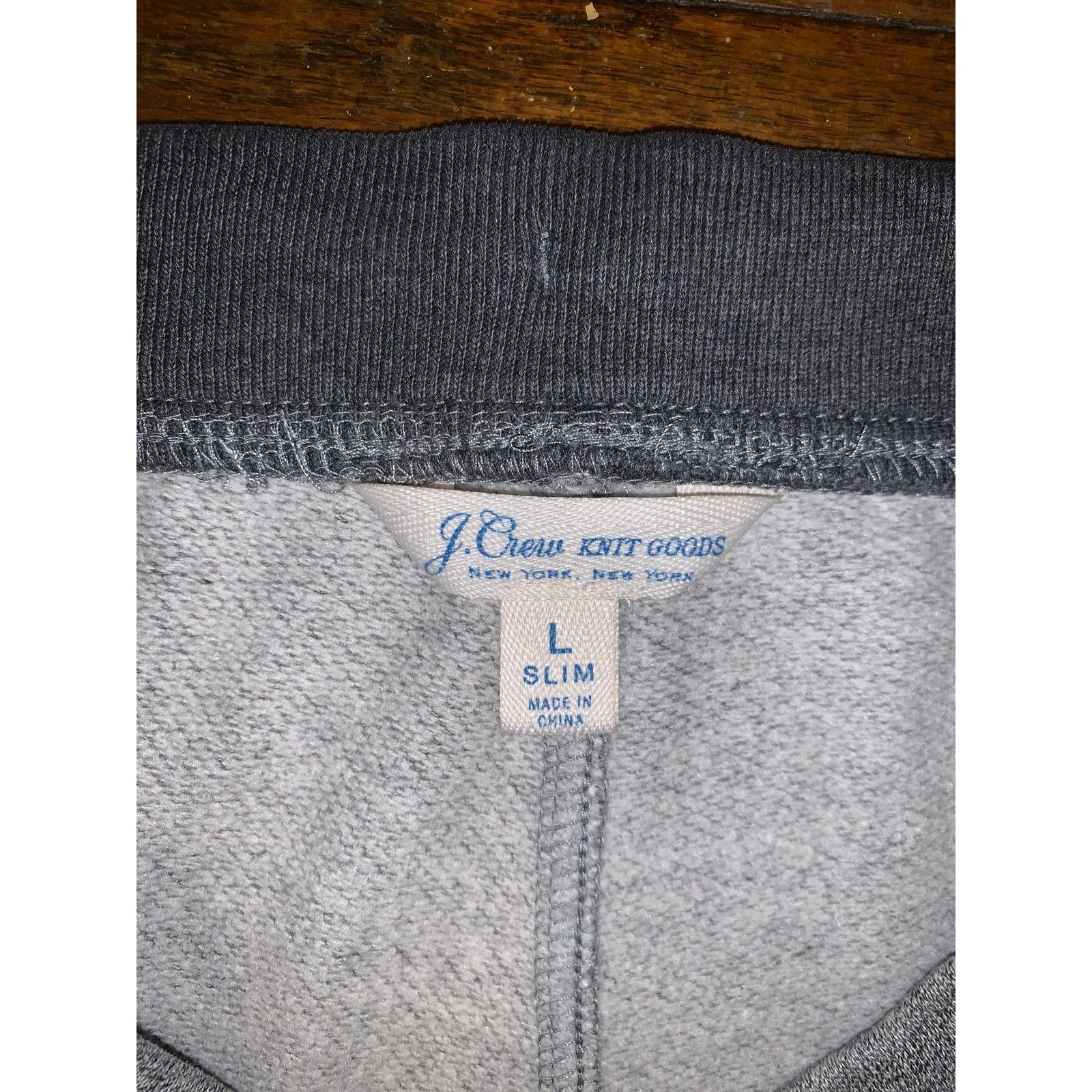 J.Crew J.Crew Knit Goods Sweatpants Grey Men’s Large | Jogger Style Size US 32 / EU 48 - 9 Thumbnail