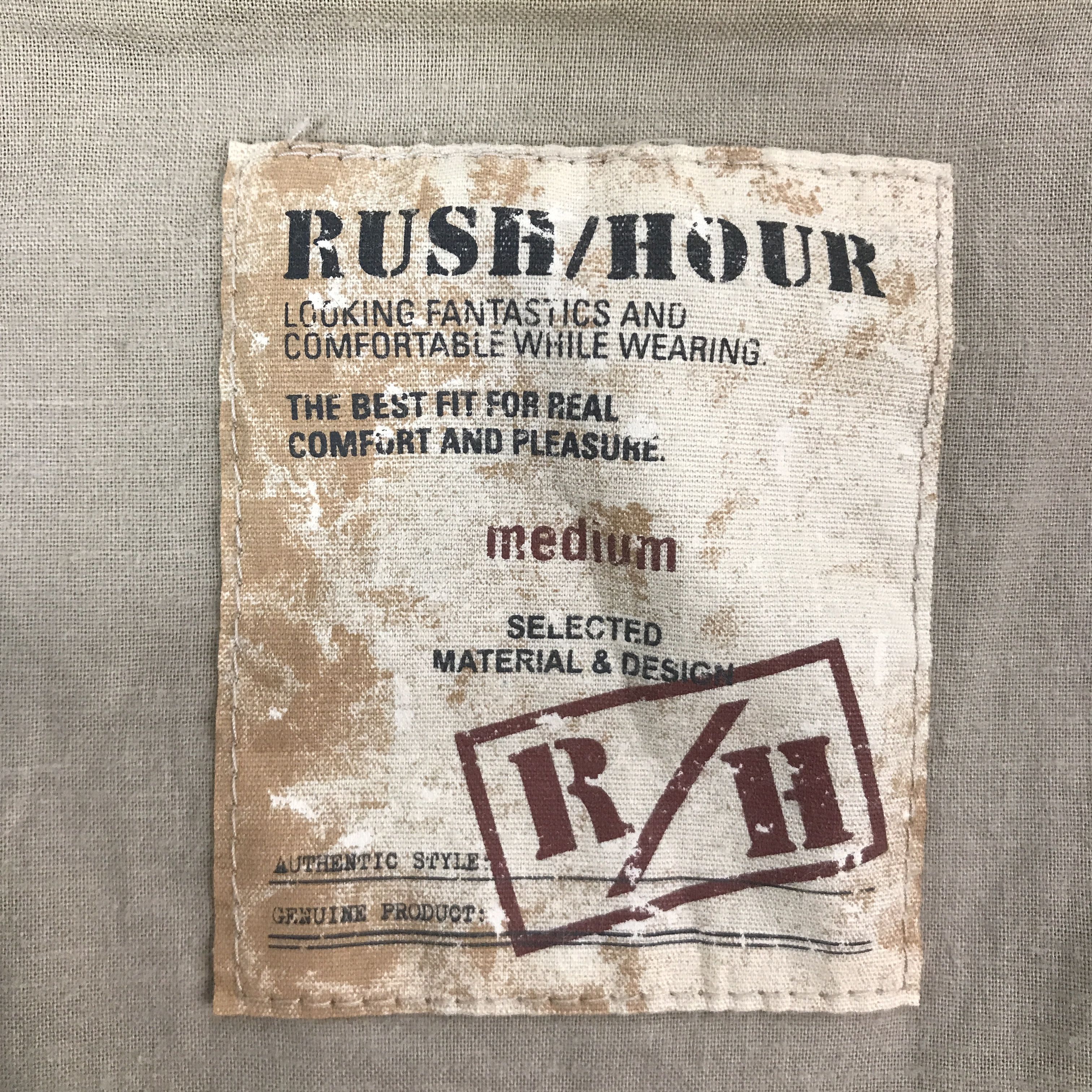 Japanese Brand RUSH HOUR POCKET M65 STYLE JACKET Size US M / EU 48-50 / 2 - 12 Thumbnail
