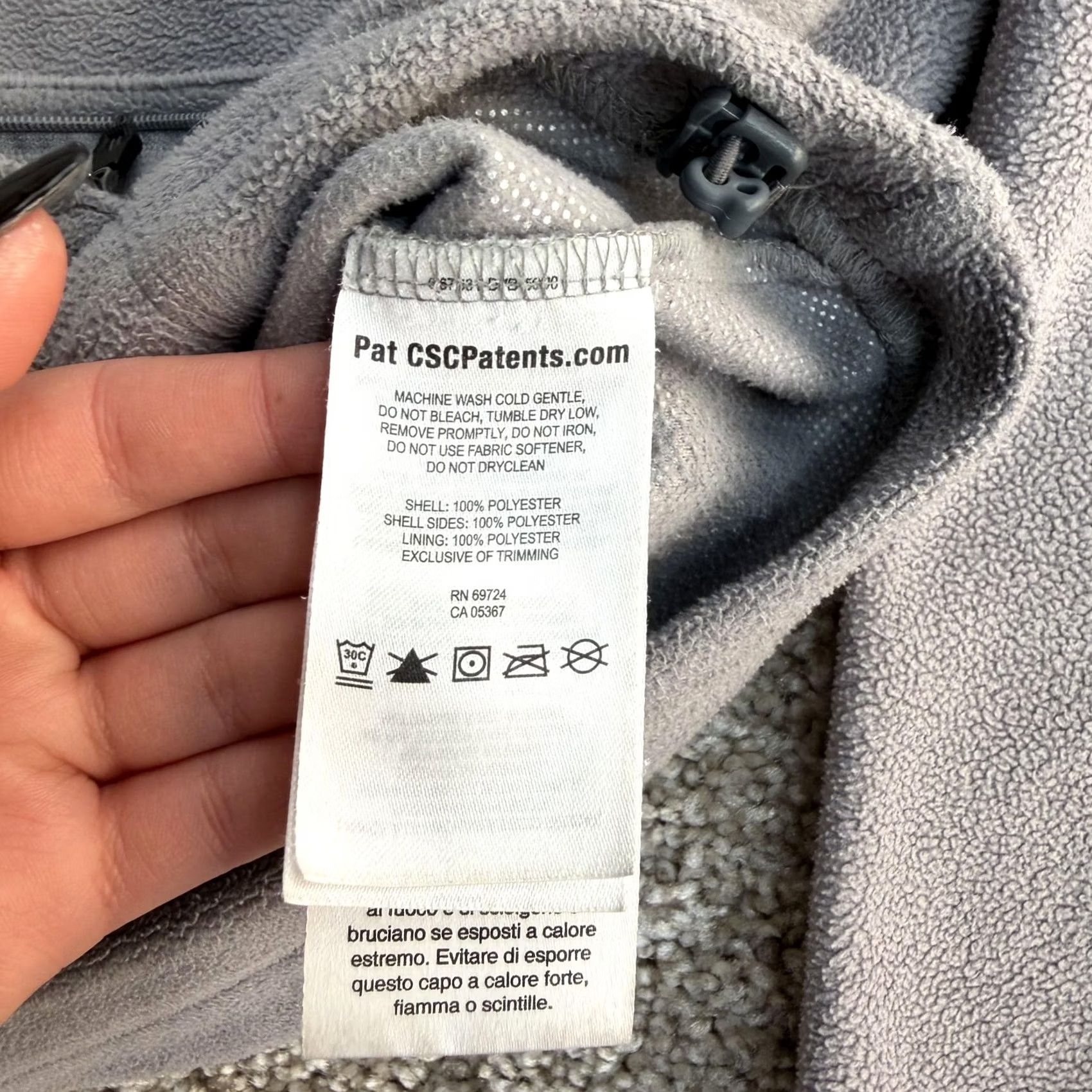 Vintage Columbia Jacket Mens Large Gray Fleece Full Zip Interchange Liner Outdoor Hiking Size US L / EU 52-54 / 3 - 5 Thumbnail