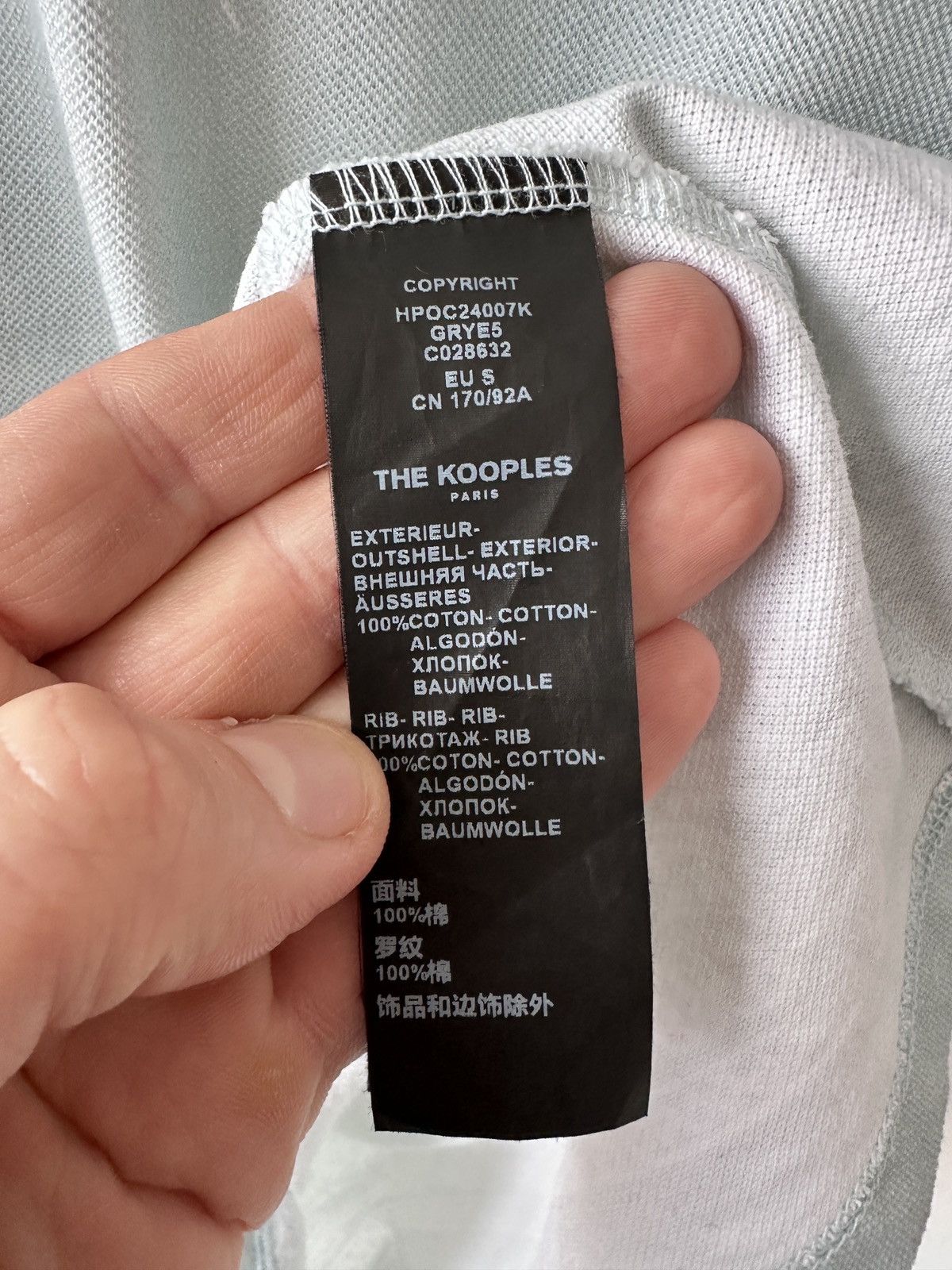 The Kooples THE KOOPLES Paris S Polo Shirt Blue Floral Flower Print Size US S / EU 44-46 / 1 - 8 Thumbnail