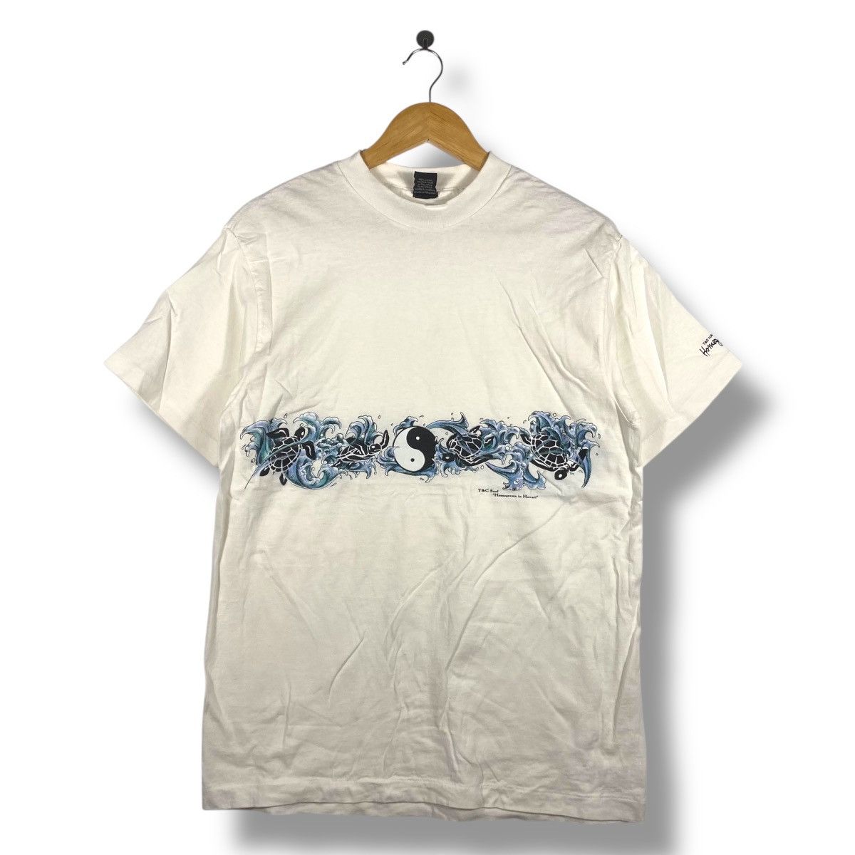 Vintage 90's T&C Surf Homegrown In Hawaii Surf Tee Shirt