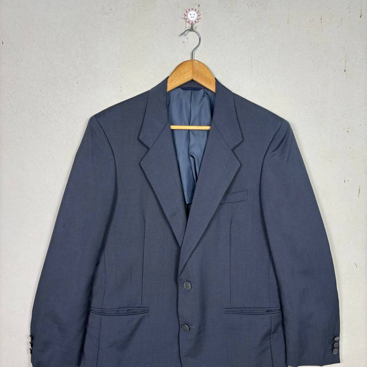 Balenciaga Balenciaga Paris Blue Navy New Wool Blazer Jacket Size 36R - 4 Thumbnail