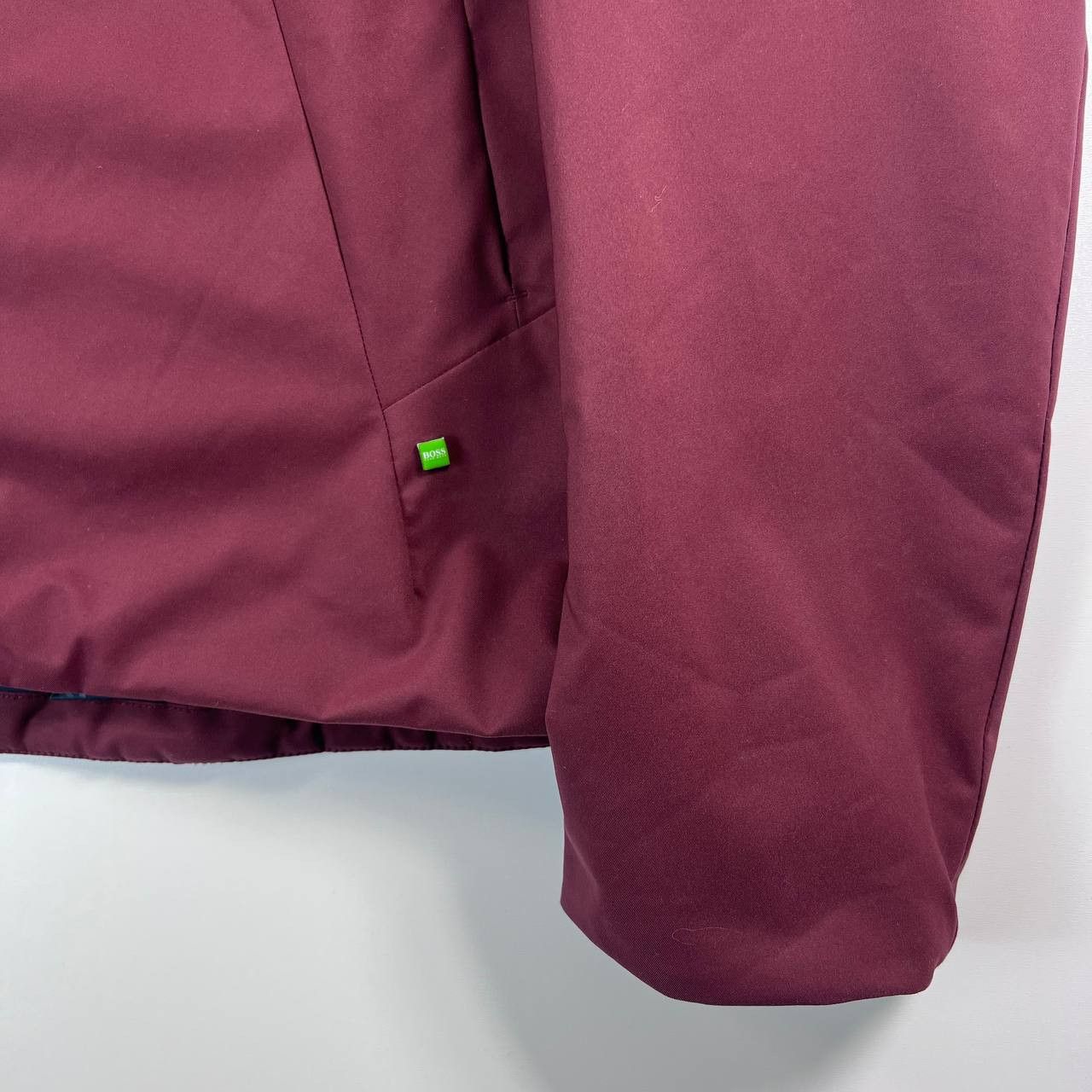 Hugo Boss Hugo Boss Green Collection Jacket Burgundy Windbreaker Sz L Size US L / EU 52-54 / 3 - 7 Thumbnail