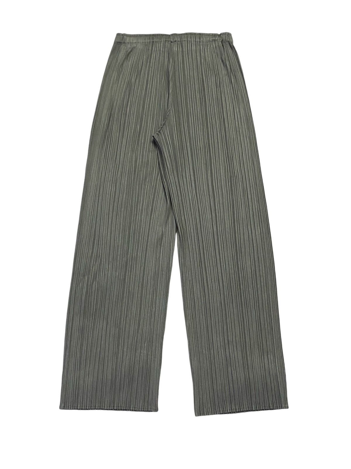 Issey Miyake Pleats Please Pleated Wide Leg Trousers Pants Size 28" / US 6 / IT 42 - 3 Thumbnail