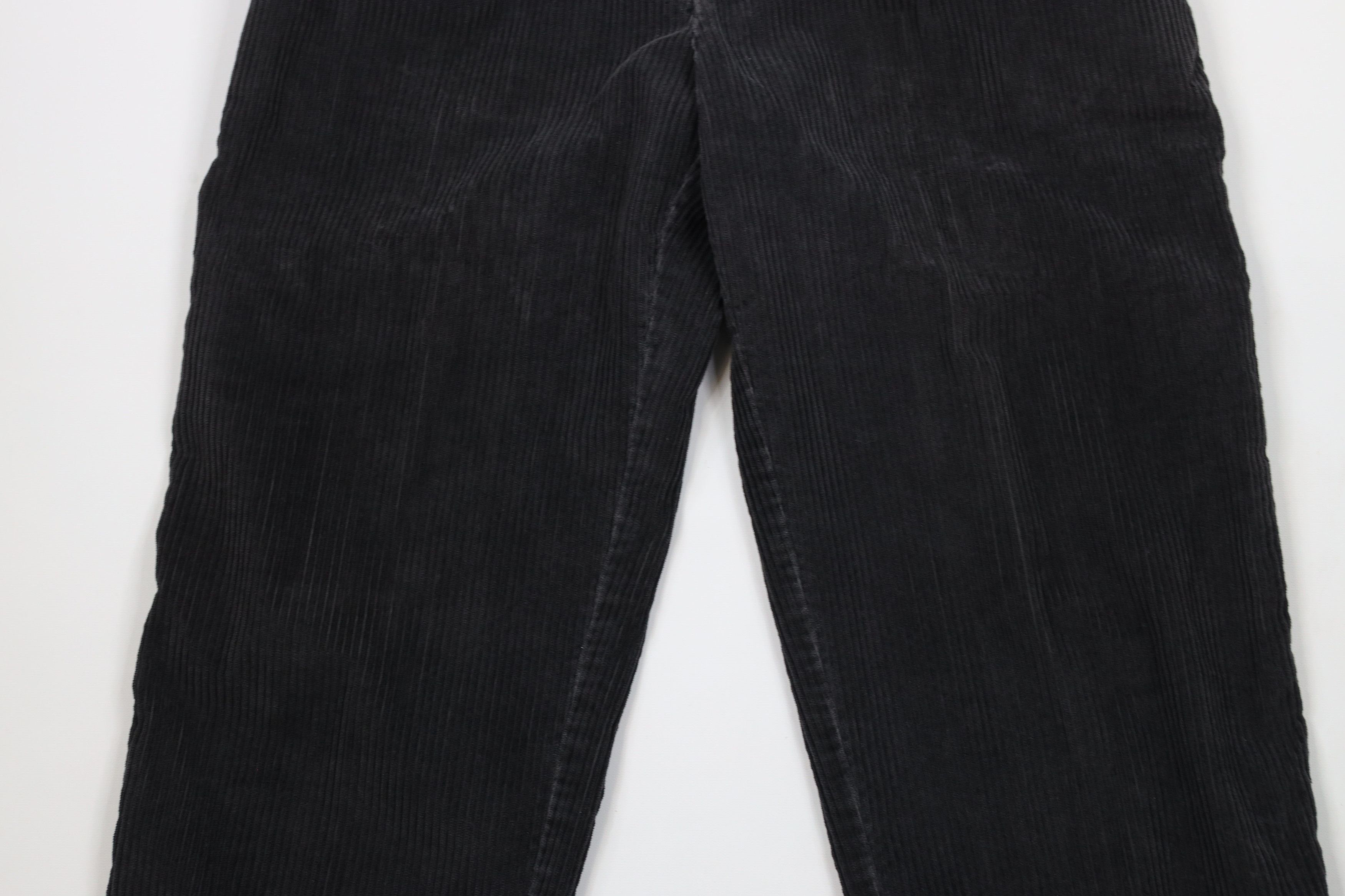 Vintage Vintage 90s Streetwear Cuffed Corduroy Chino Pants Gray Size US 36 / EU 52 - 3 Thumbnail