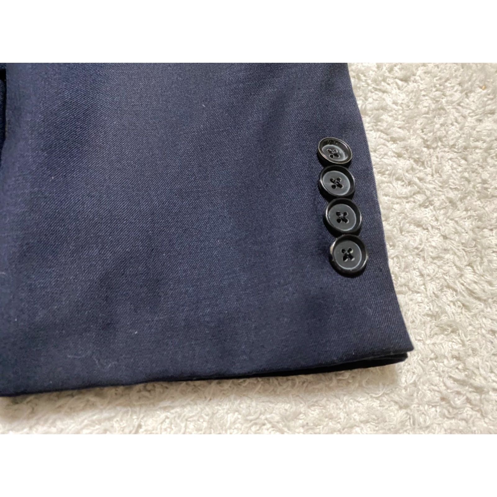 Chaps Chaps Ralph Lauren Blazer Mens 40 Wool Solid Blue 2 Button Long Sleeve Jacket Regular 100% Wool Size US L / EU 52-54 / 3 - 4 Thumbnail