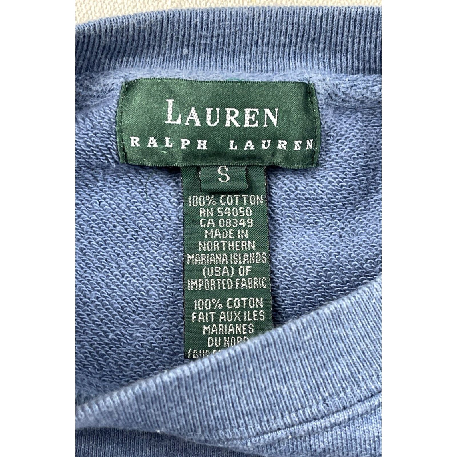 Ralph Lauren Ralph Lauren Sweatshirt Womens Crewneck Sz S Blue Crest Logo Pullover Size S / US 4 / IT 40 - 2 Thumbnail