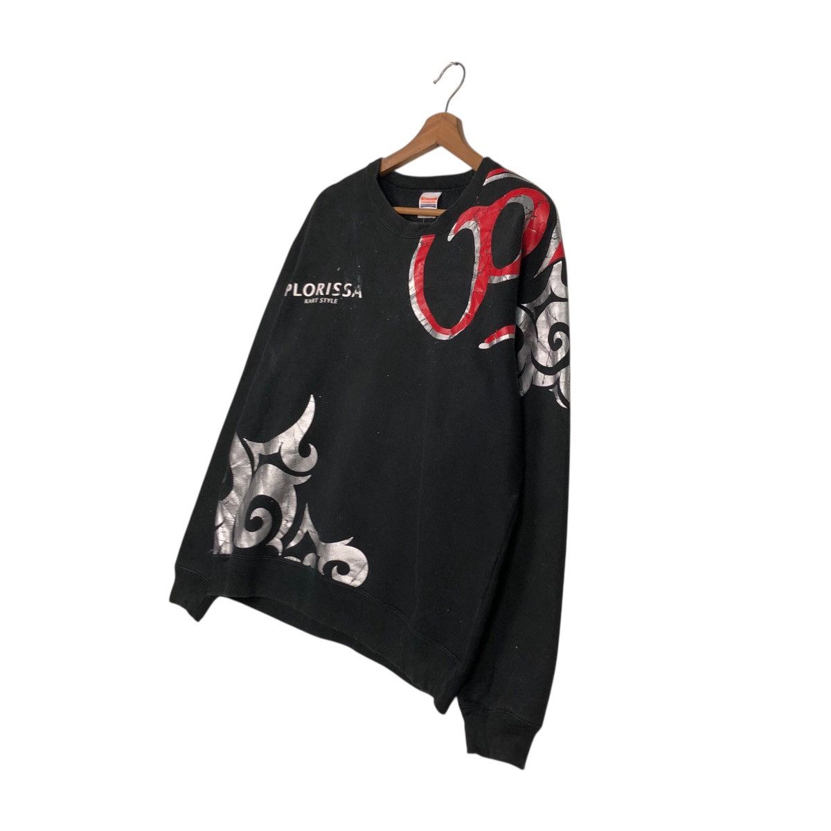 Other 📌Vintage Sweatshirt Plorissa Kart Style Punk Design Biker Size US L / EU 52-54 / 3 - 3 Thumbnail
