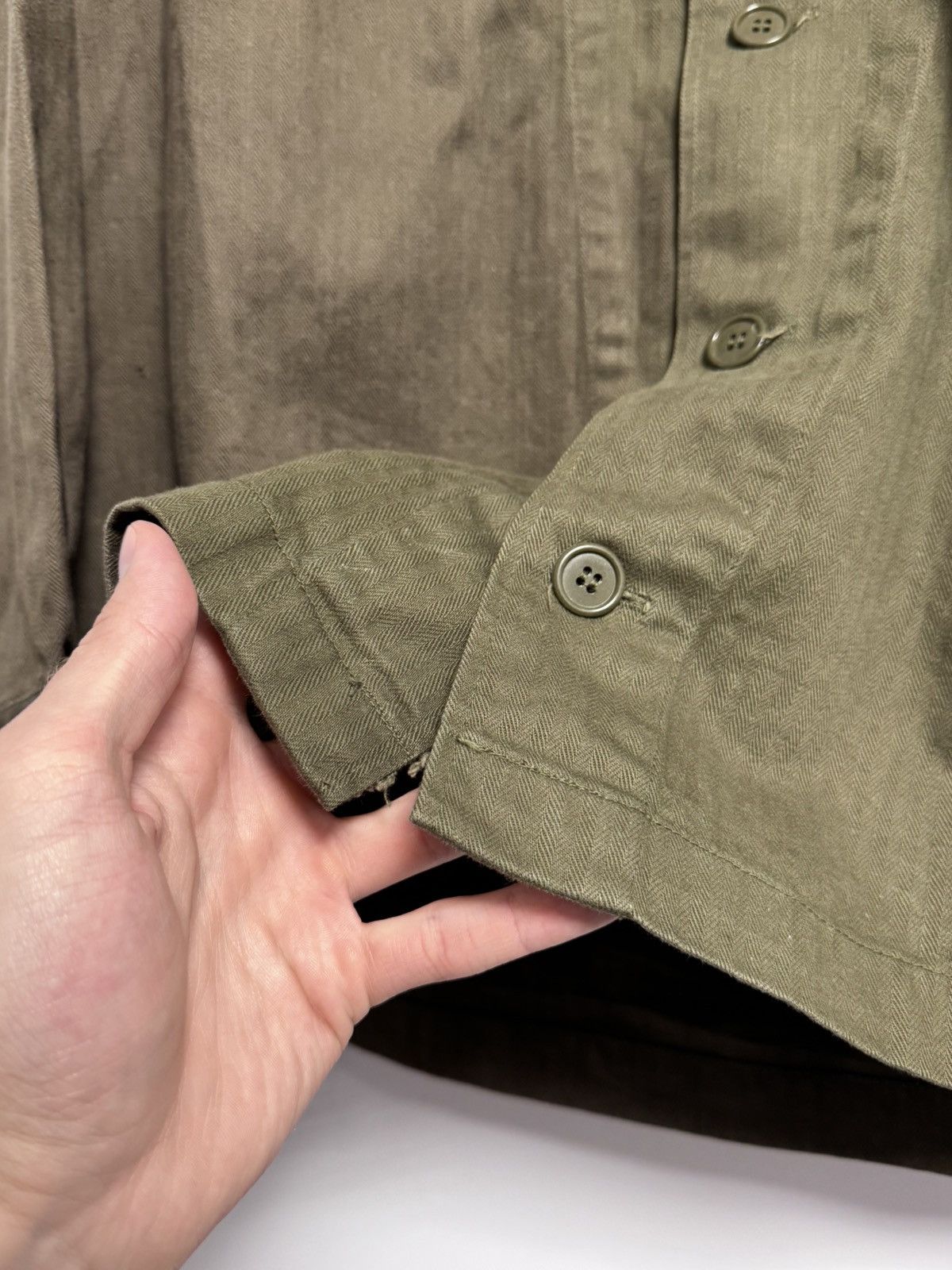Vintage VINTAGE MILITARY HBT PVBA MONETEX LENDELEDE 96-100 Size US XL / EU 56 / 4 - 8 Thumbnail