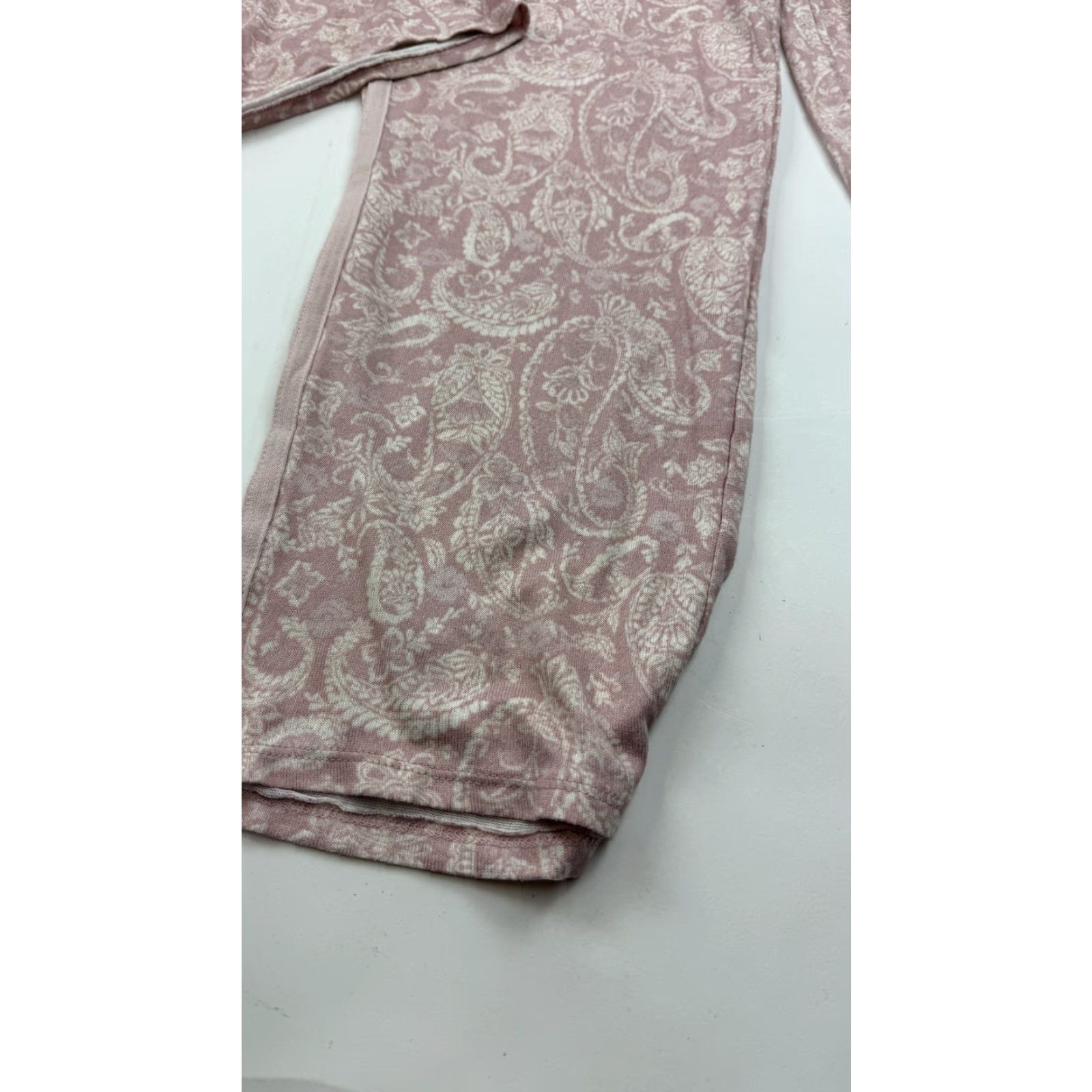 Lucky Brand Lucky Brand Pajama Set Womens 2XL Pink Paisley Lounge Shirt Pants Soft Sleepwear Size XXL / US 16-18 / IT 52-54 - 2 Thumbnail