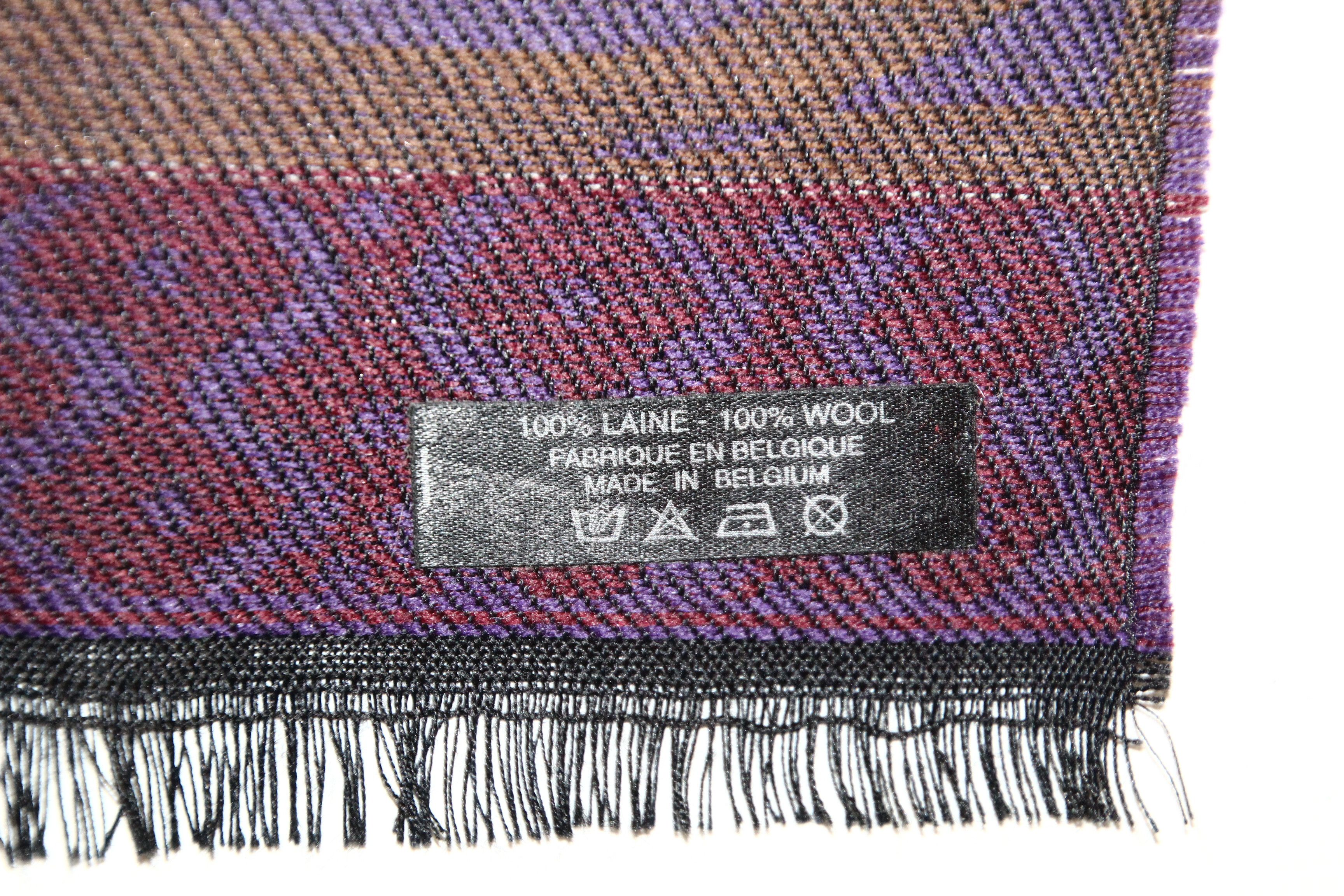 Other UK Olivier Strelli abstract patterns wool scarf 160cm x 35cm Size ONE SIZE - 10 Thumbnail