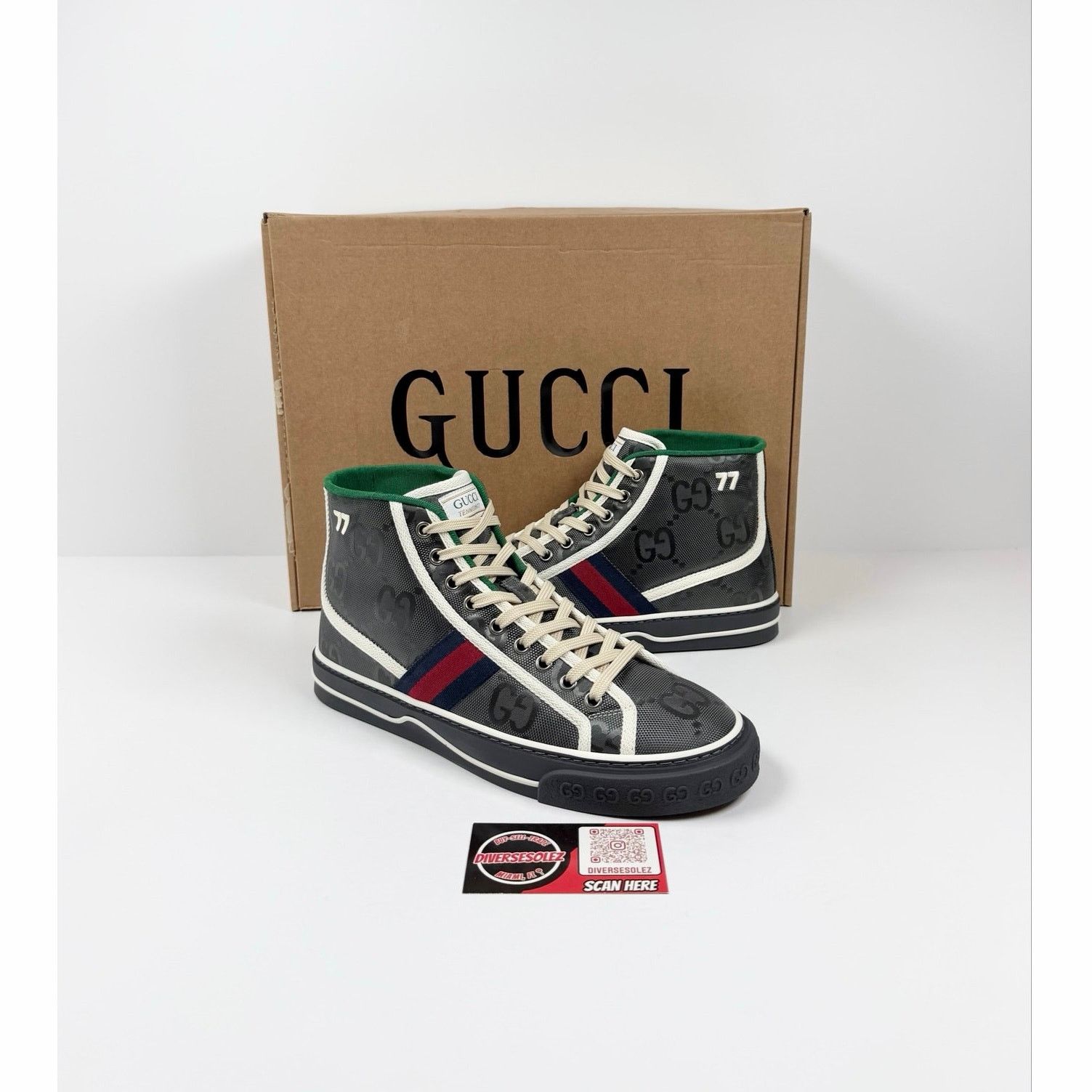 Gucci Size 7US - Gucci Off The Grid High Top NEW Size US 7 / EU 40 - 1 Thumbnail
