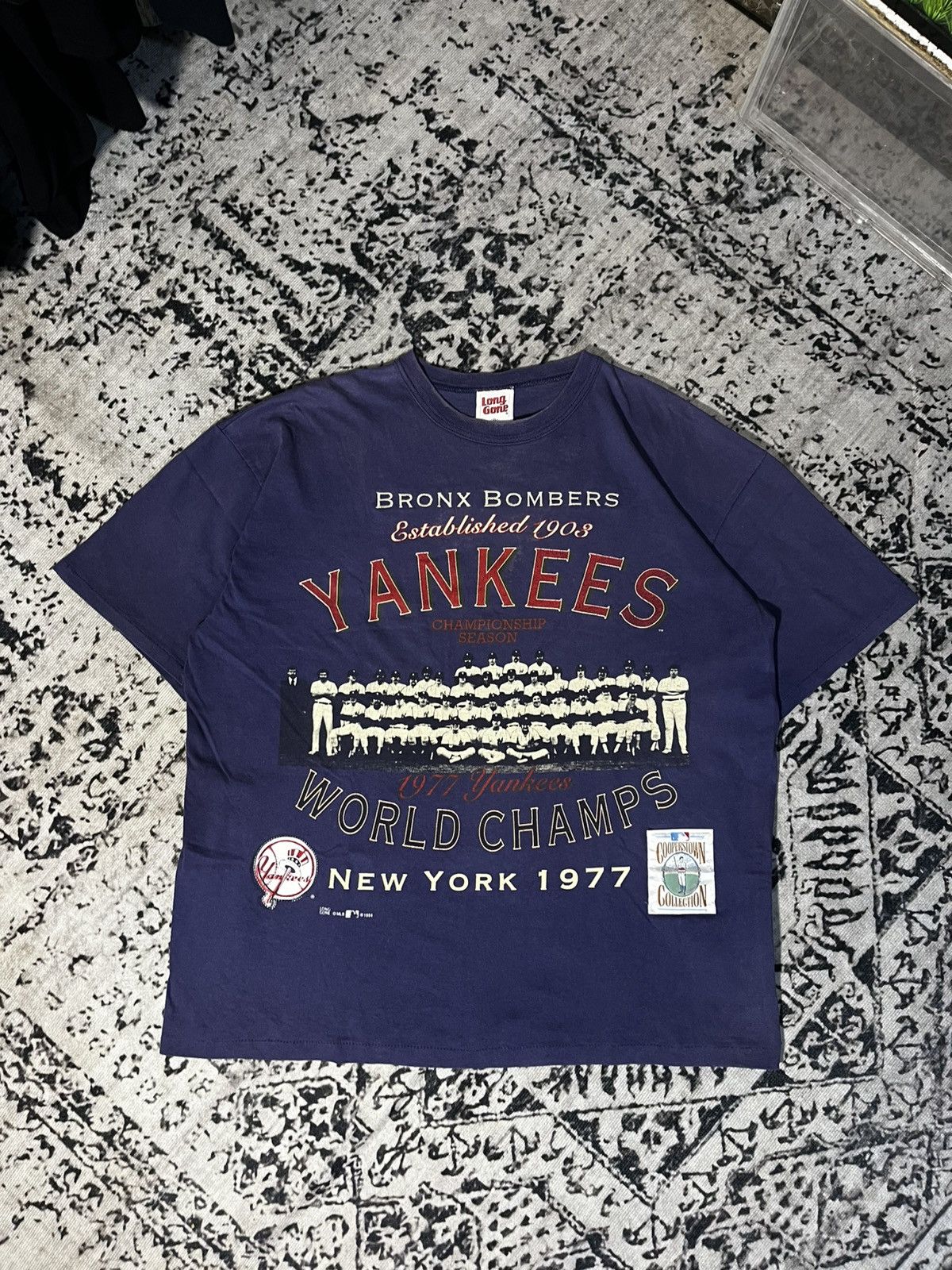 MLB Bronx Bombers NEW YORK YANKES Championship Season LG 1977 Size US XL / EU 56 / 4 - 1 Thumbnail